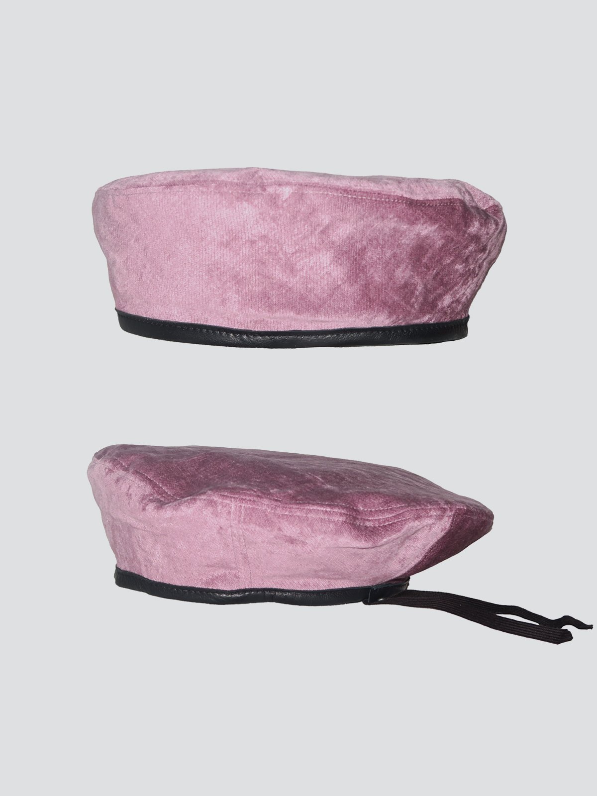 Lavender Velvet Beret