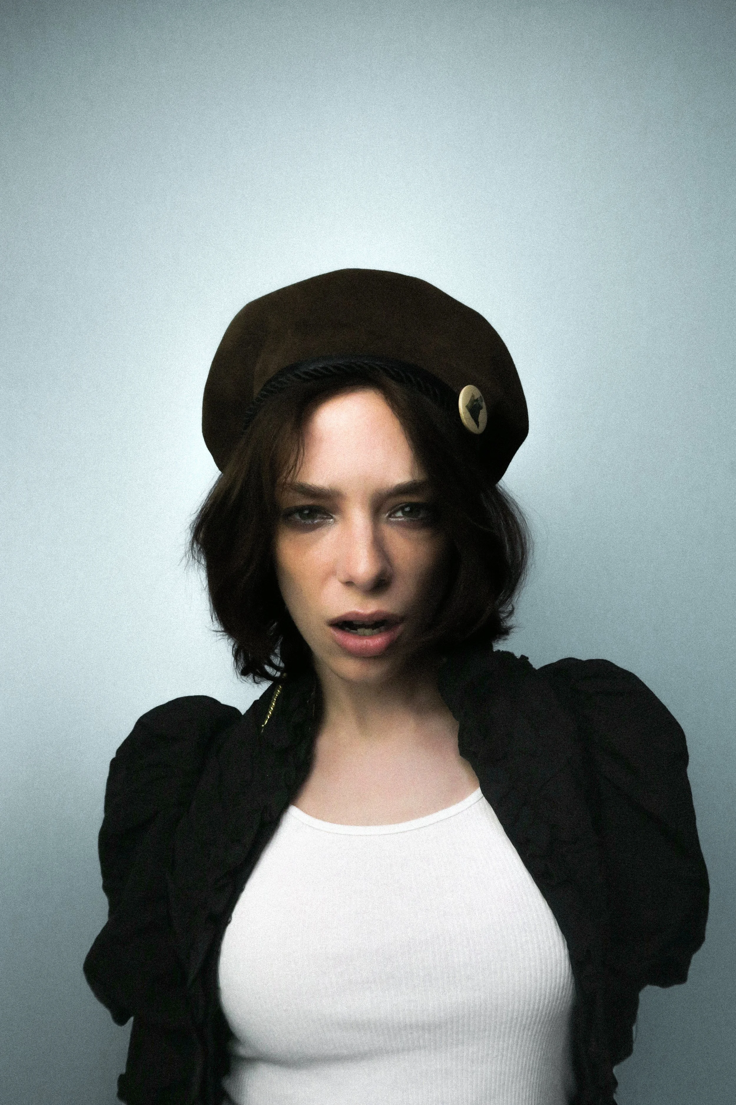 Pretty Relics x KODY PHILLIPS Lasso Beret in Choco Suede