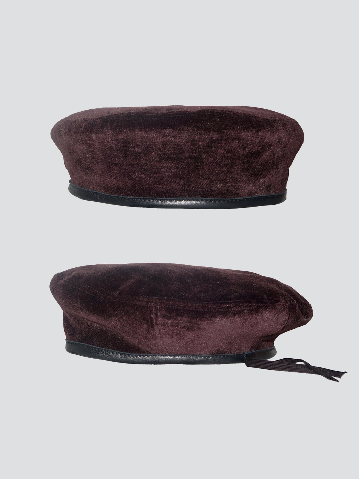 Violet Velvet Beret