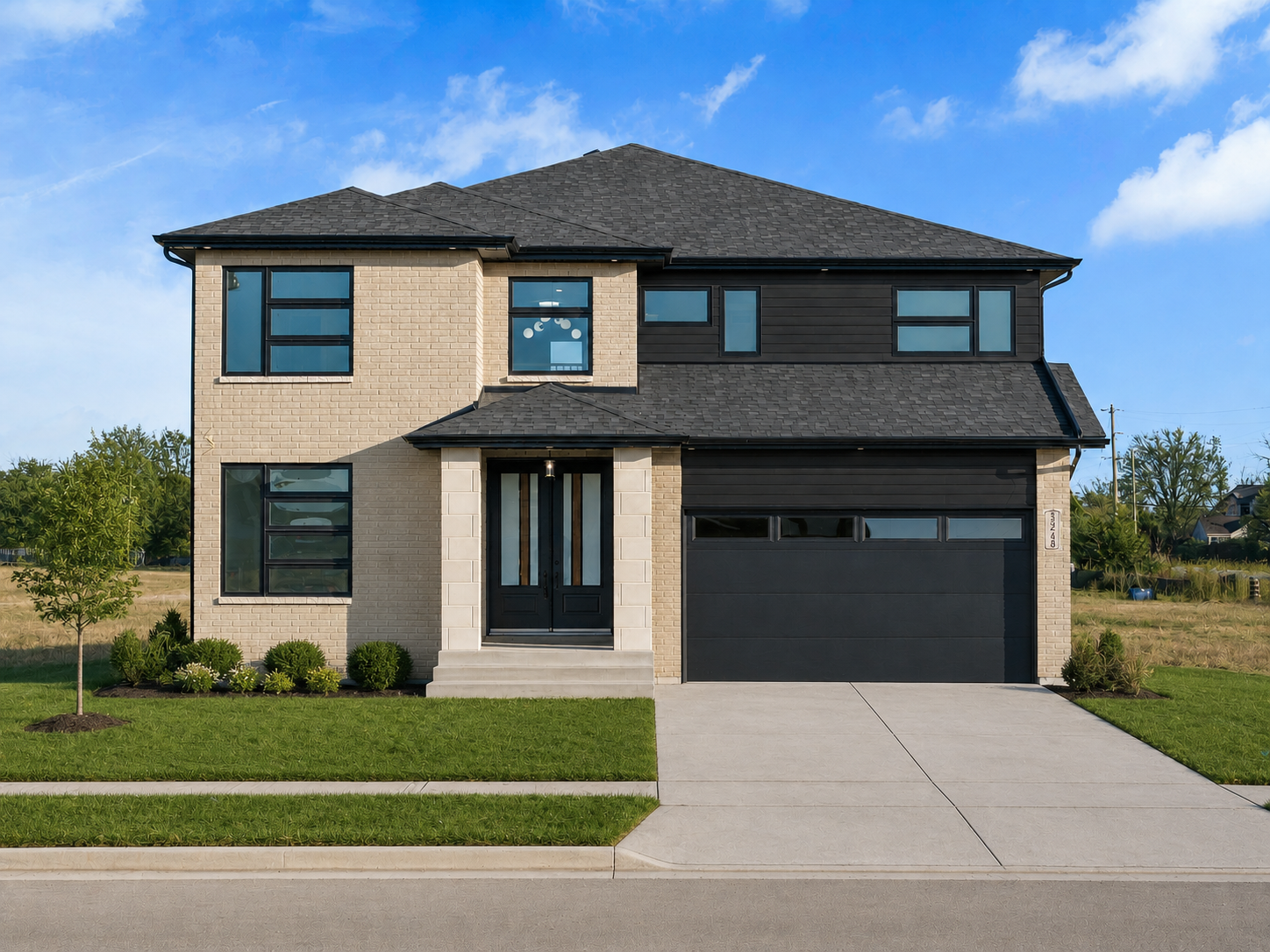 New modern two story in Tecumseh, WIndsor, Maidstone with modern finishes. Beautiful interior with 4 or 5 bedrooms and 3 baths.
