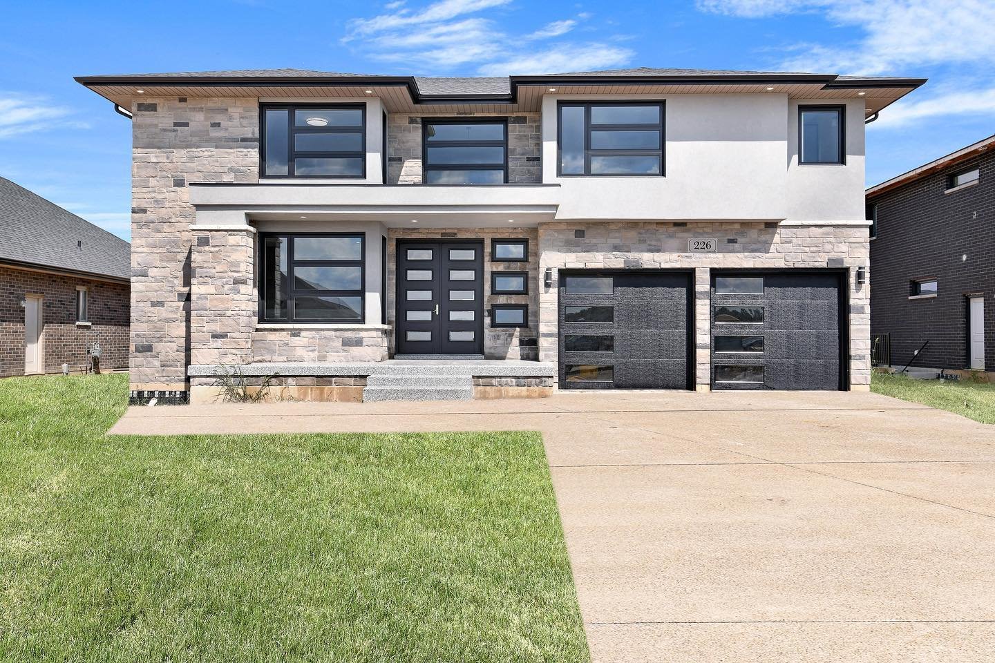 Just in time for closing! 🎉🍾
Check out this gorgeous custom built two storey with many beautiful finishes!