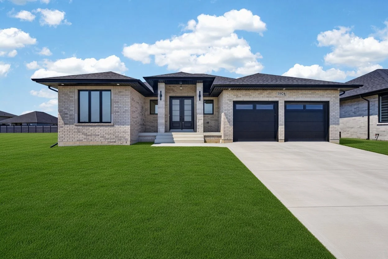 New raised ranch build. Being built in Ruthven, Kingsville Ontario. The home will feature modern living with hardwood flooring through out the home as well as modern designs. The home is in the building process.