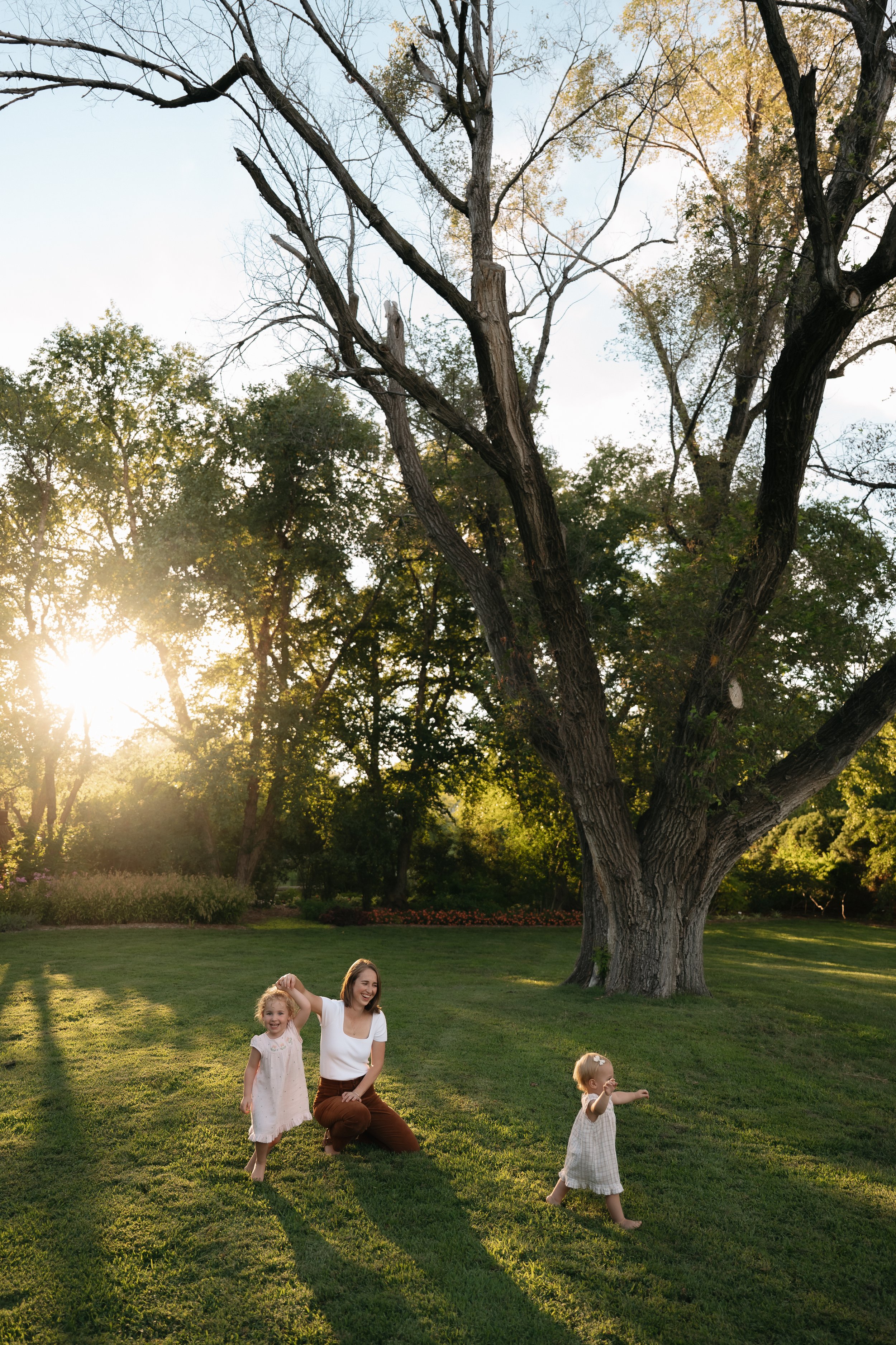 Seaton Family session at Botanica in Wichita, KS