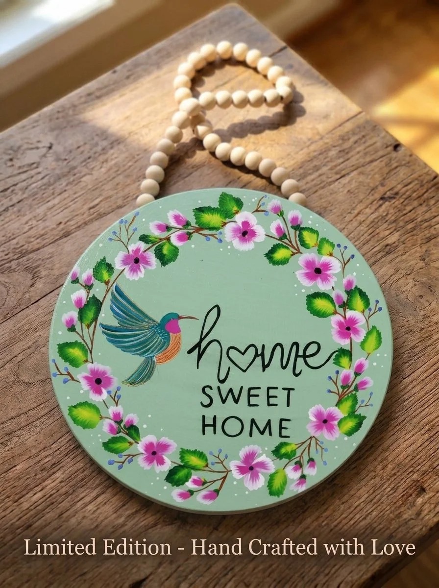 Home Sweet Home Hummingbird Wreath Sign (Sage Green).jpg