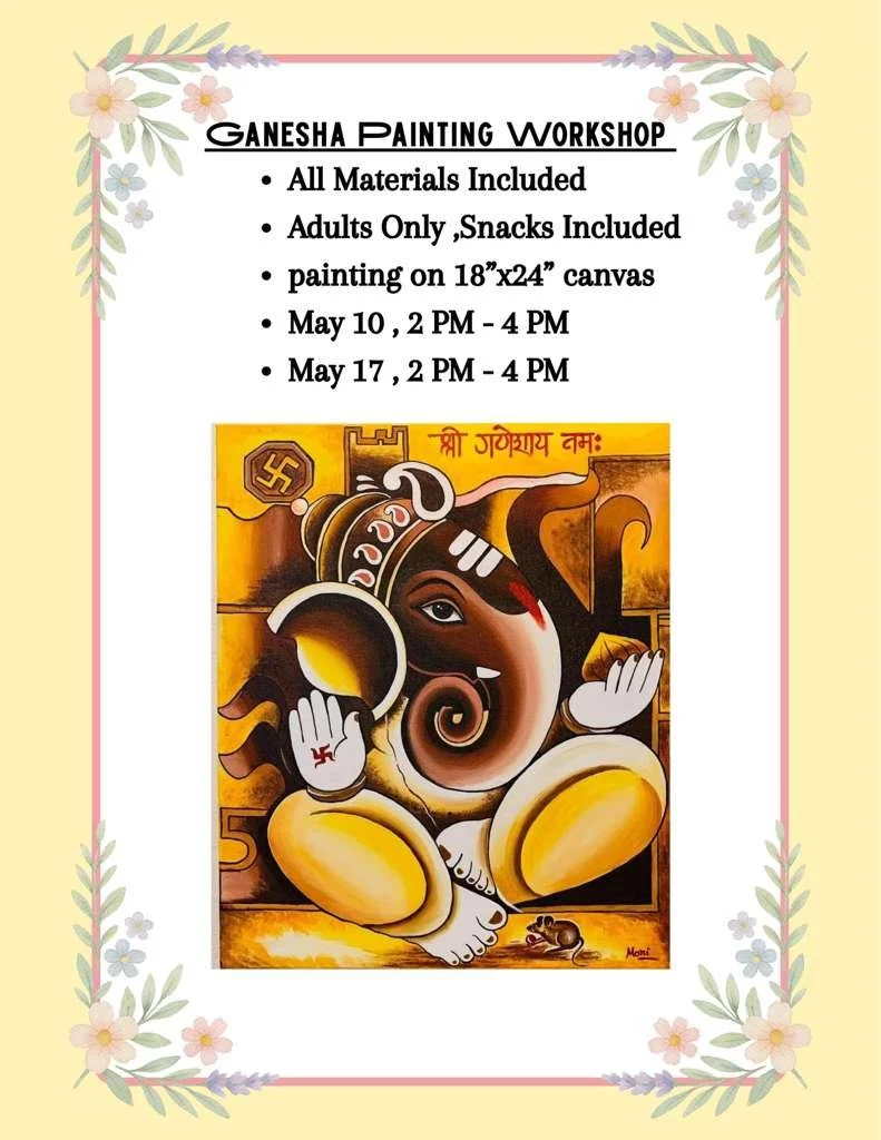 Ganesha Painting Workshop - May 10,17