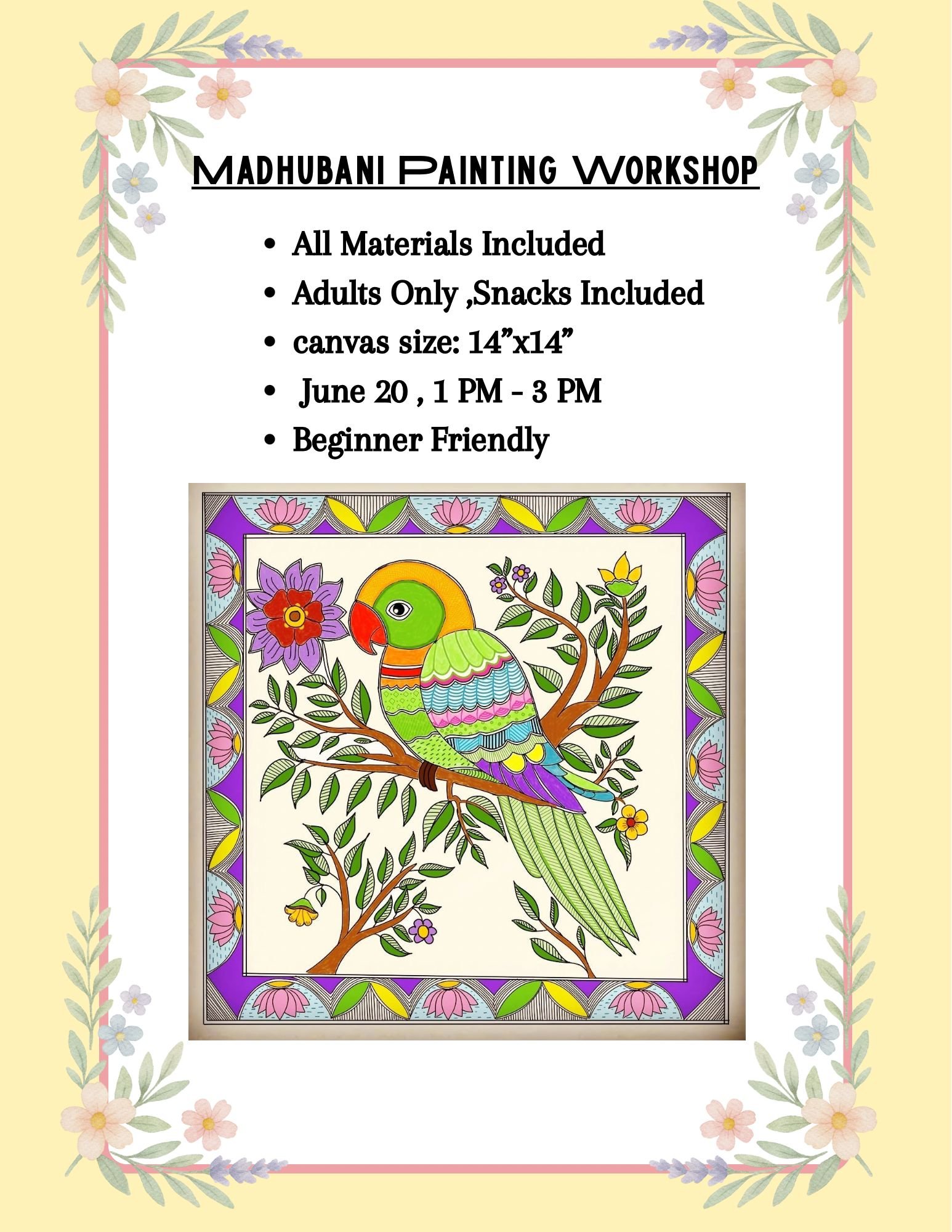 Madhubani Painting Workshop