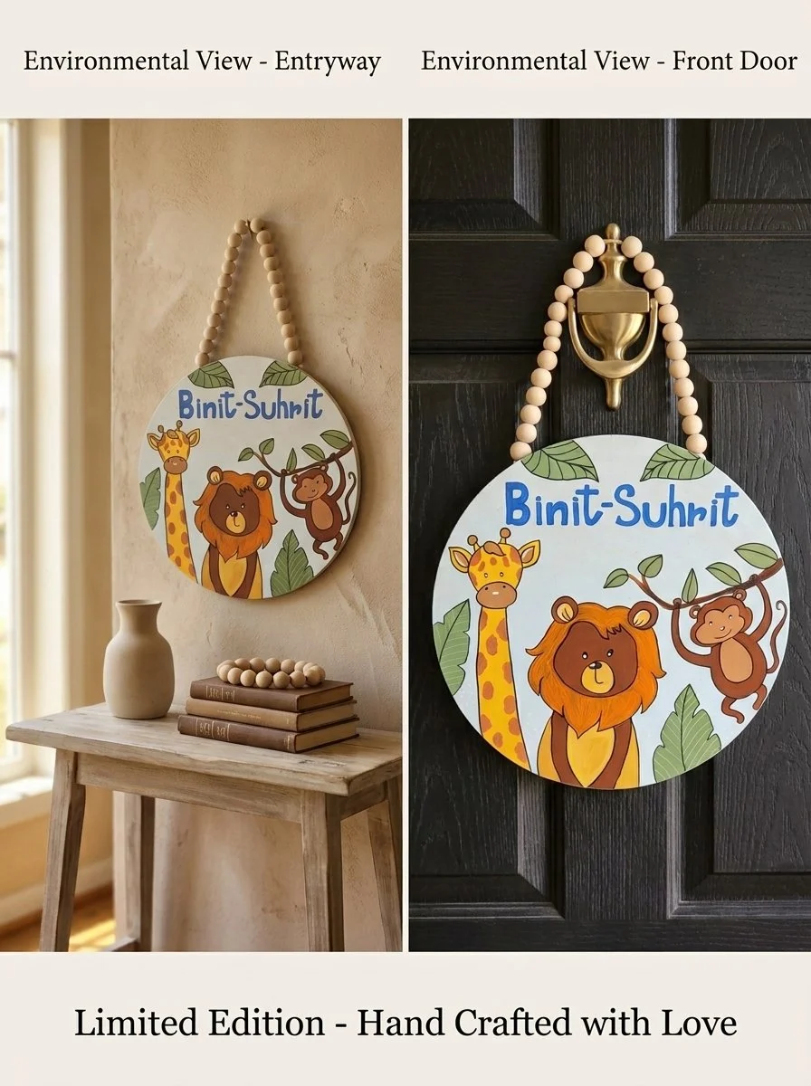 Custom Jungle Animal Name Sign Door Hanger2.jpg