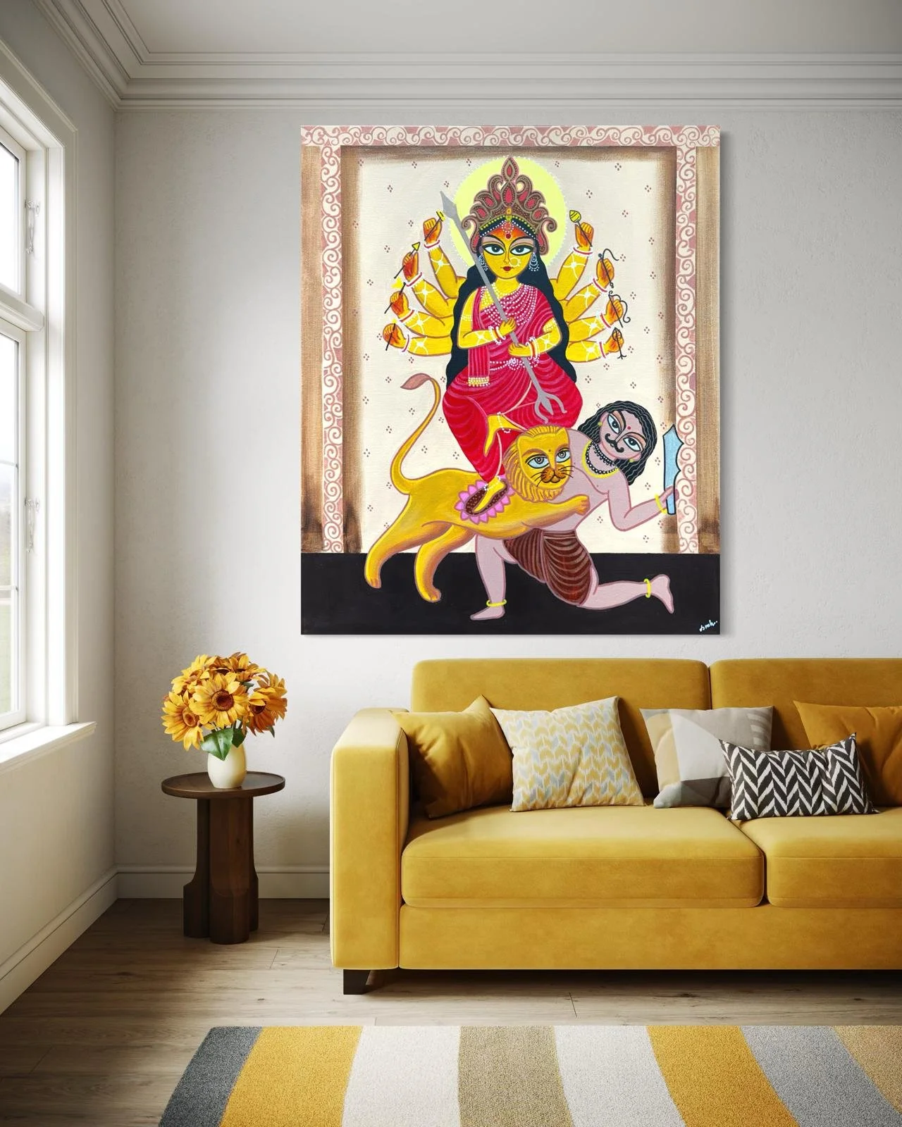 Durga's Triumph Painting 2.jpeg