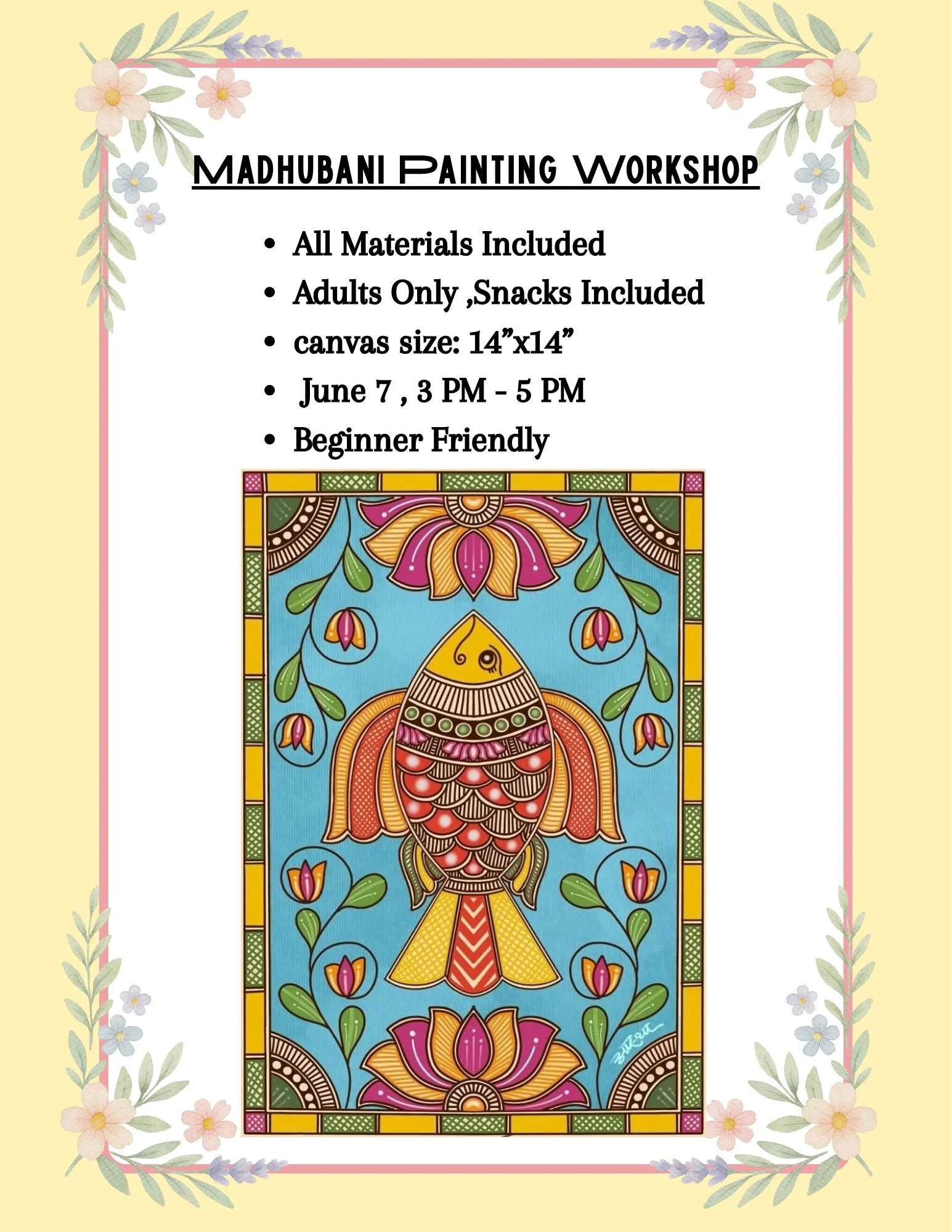 Madhubani Painting Workshop