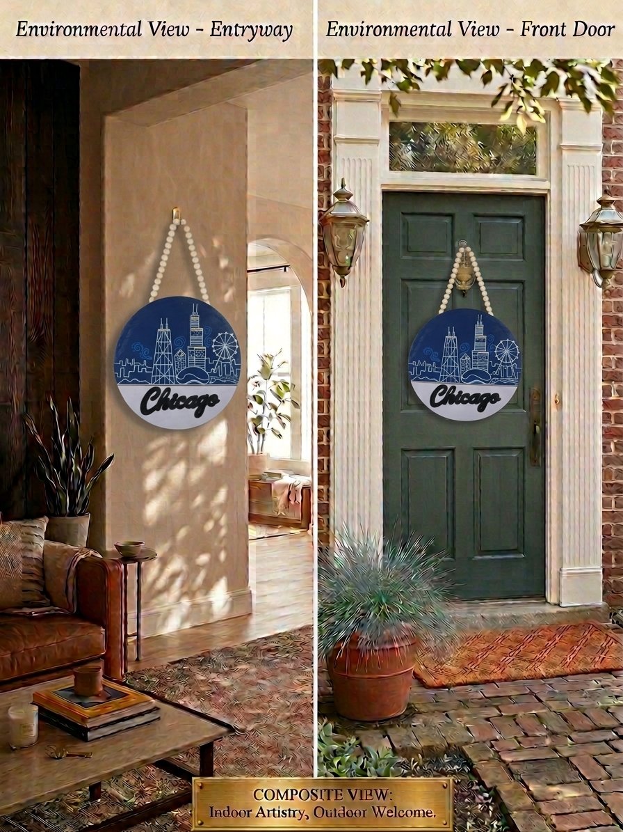 Chicago Skyline Sign (Navy & White) - Environmental.jpg