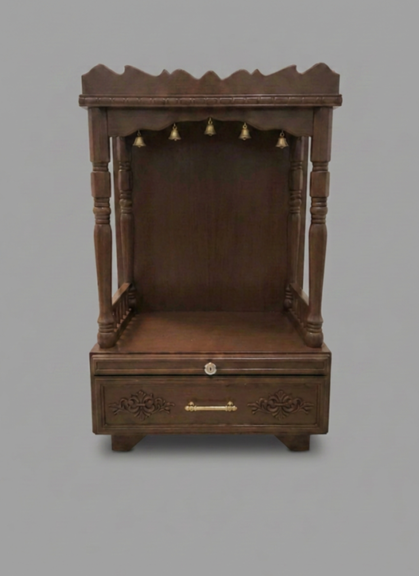 Hamdmade Wooden Temple (Model TMPOP321652)