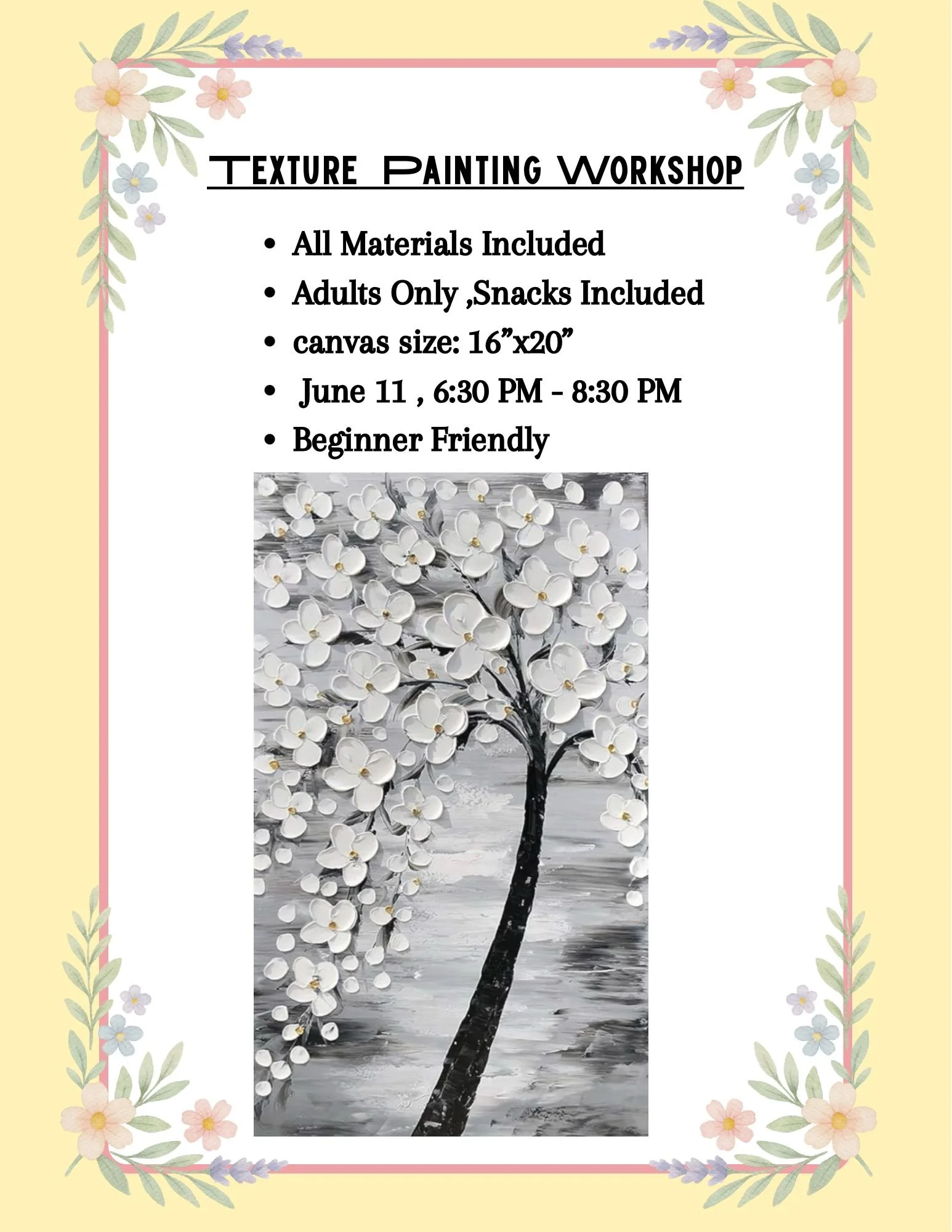 Texture Art Workshop - June 11