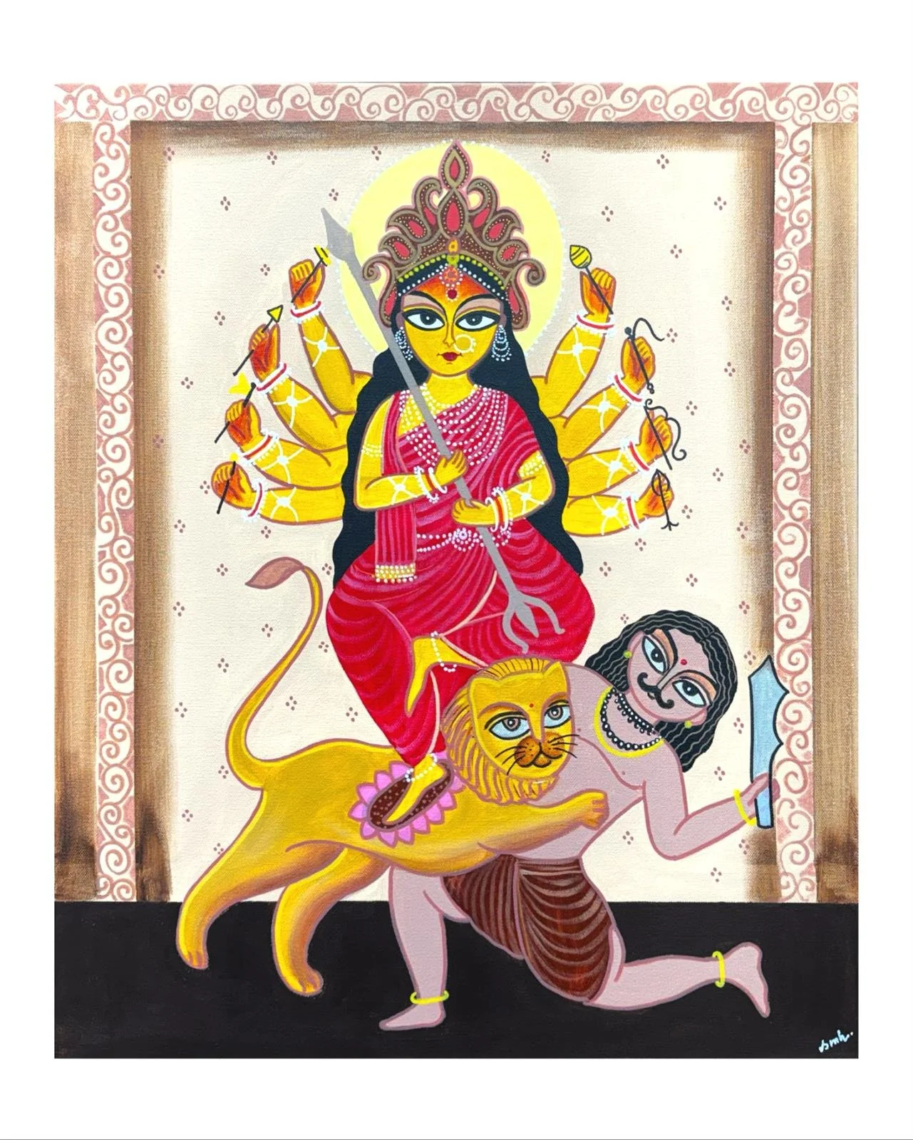 Durga's Triumph Painting 1.jpeg