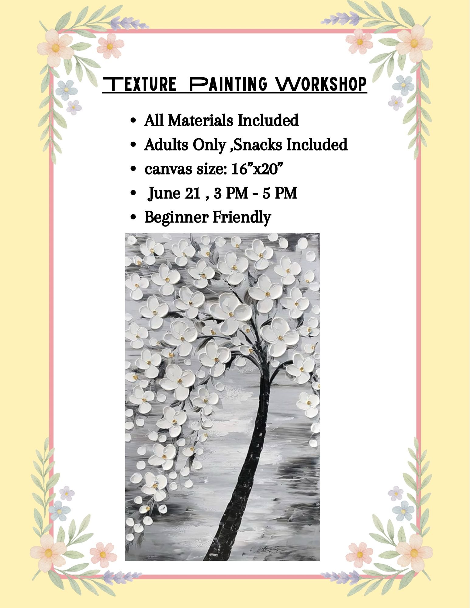 Texture Art Workshop - June 21