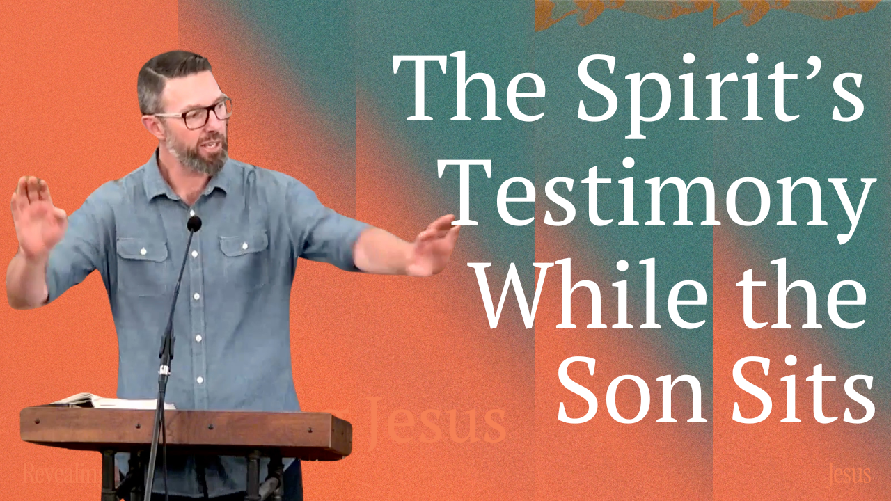 The Spirit's Testimony While the Son Sits