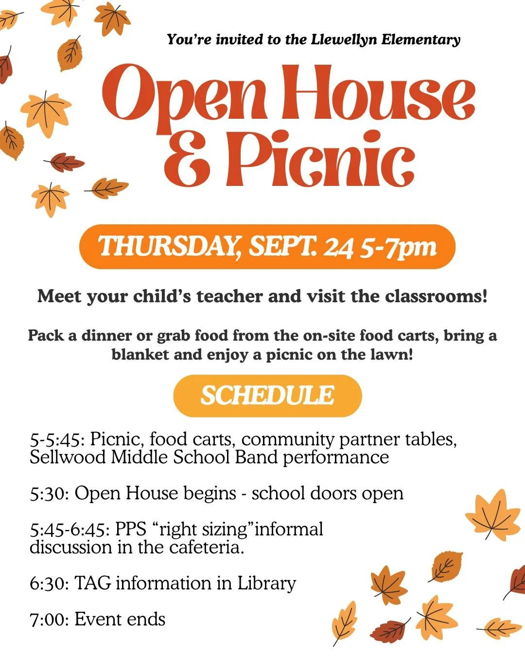 Get ready for a fun-filled evening! Meet your child's teacher and take a tour of their classrooms to see where all the learning magic happens. 📚 Our open house event is the perfect opportunity to get a glimpse into your child's daily routine and tou