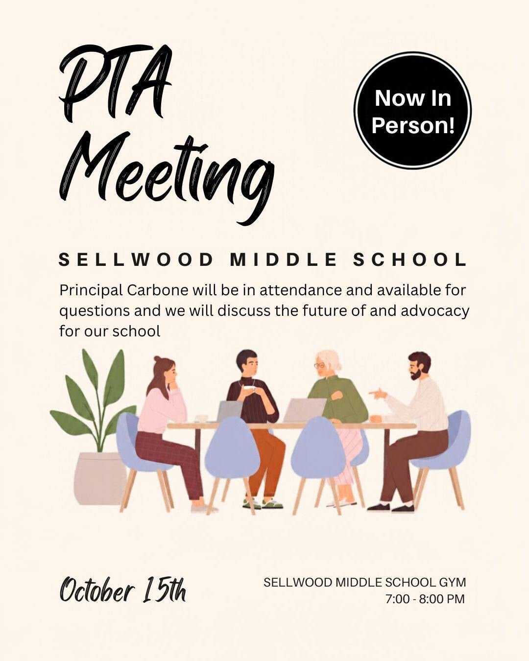 🌟 Llewellyn families are invited to join the Sellwood Middle School community for a meeting with Principal Carbone about the PPS 'rightsizing' scenarios. Come hear the latest information and learn how families can stay informed and support advocacy 