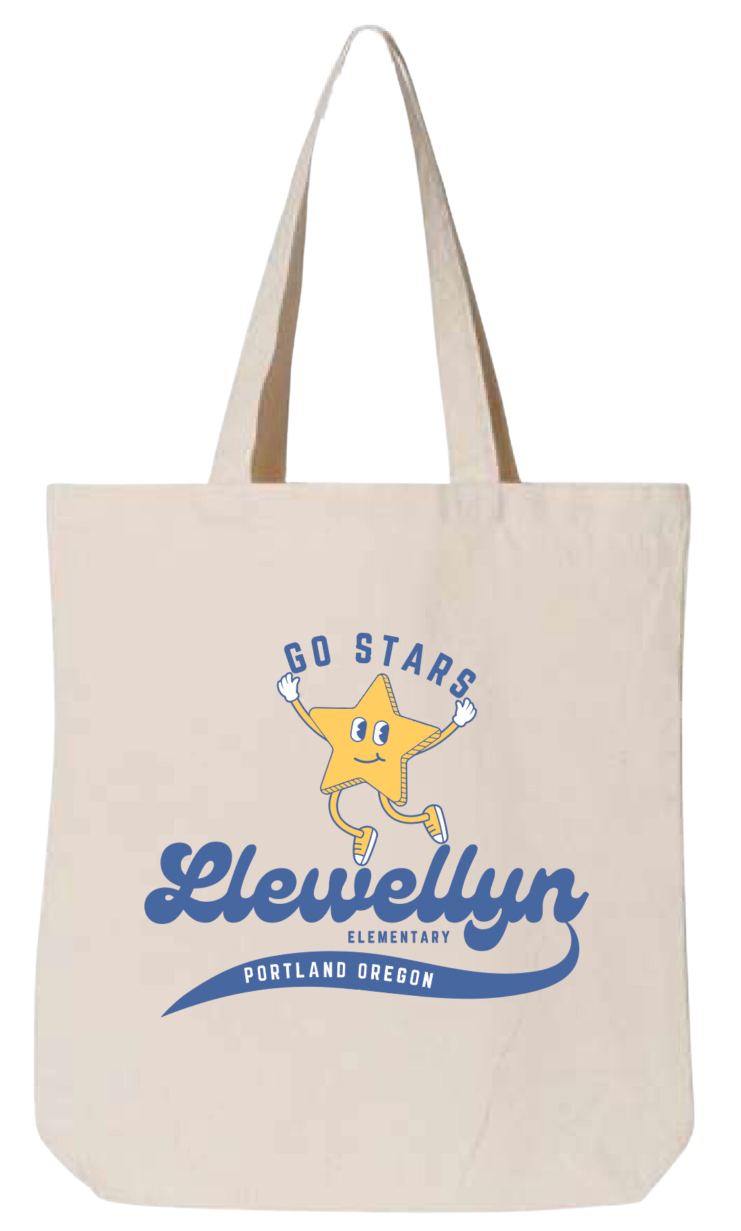 Go Stars Canvas Tote