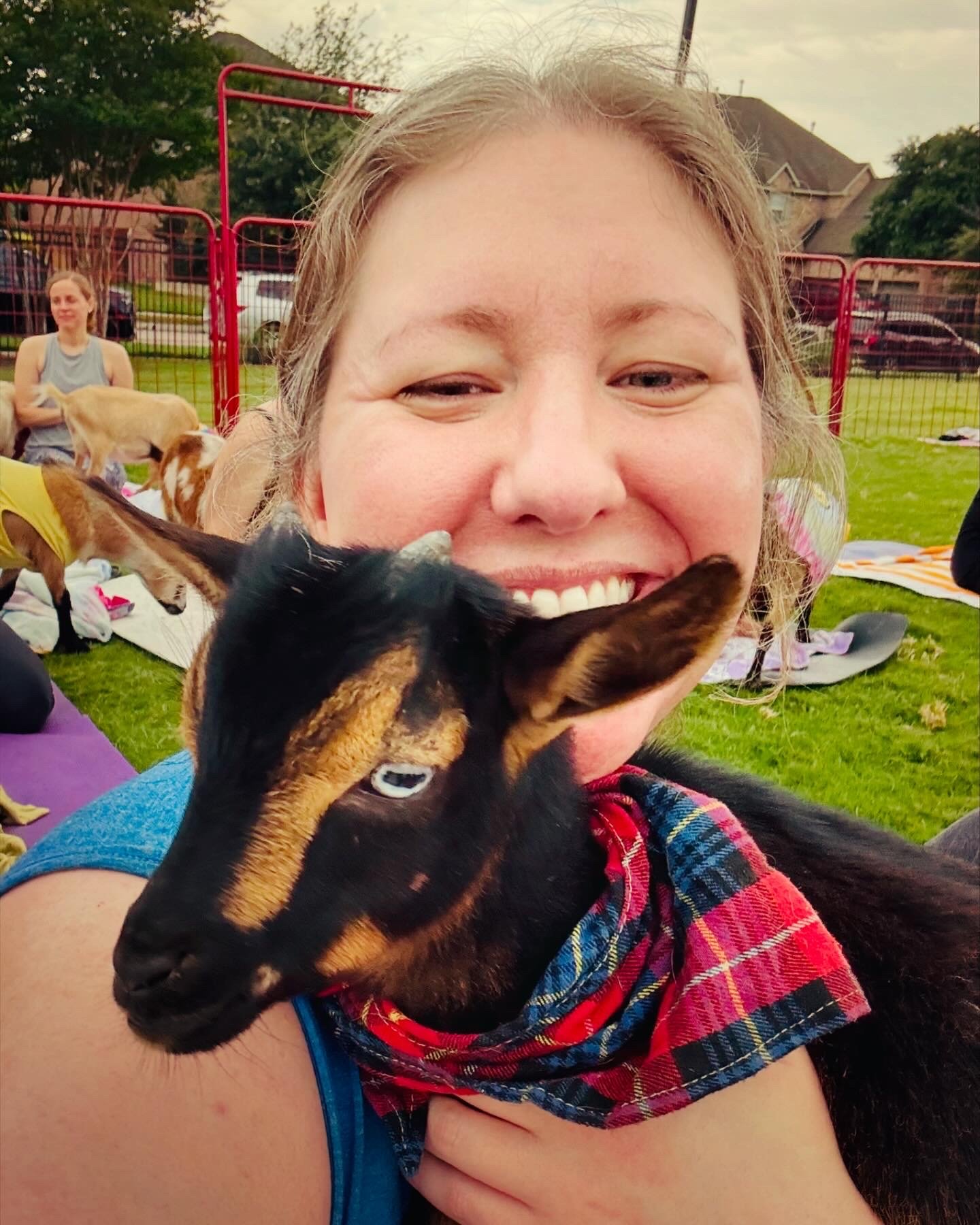 Ellie @ goat yoga