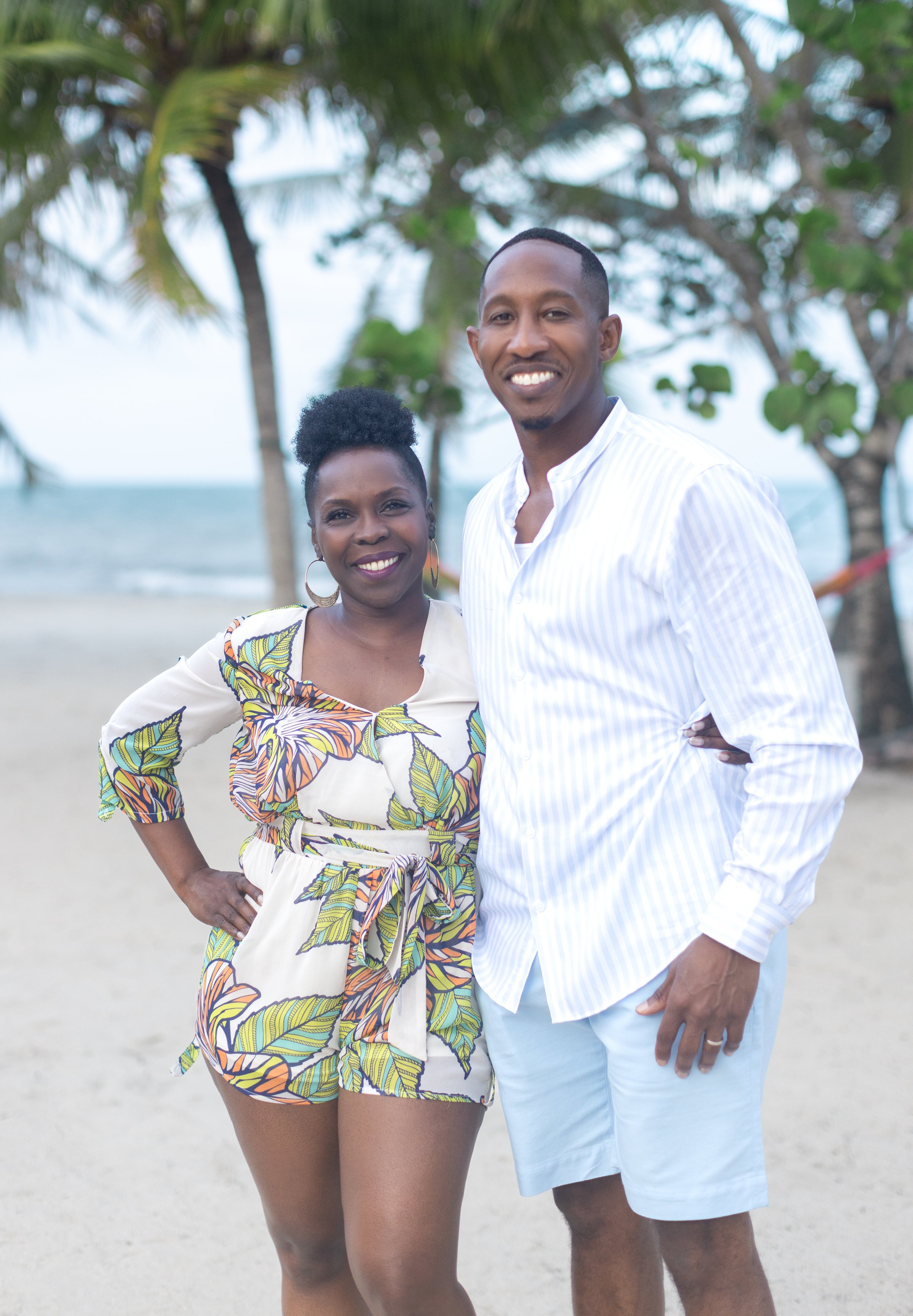 happy black couple
