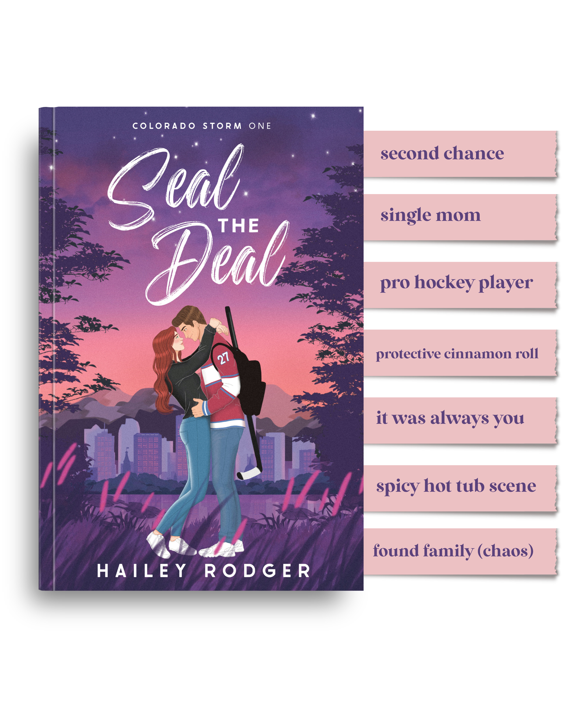 Seal The Deal book cover with its list of main tropes