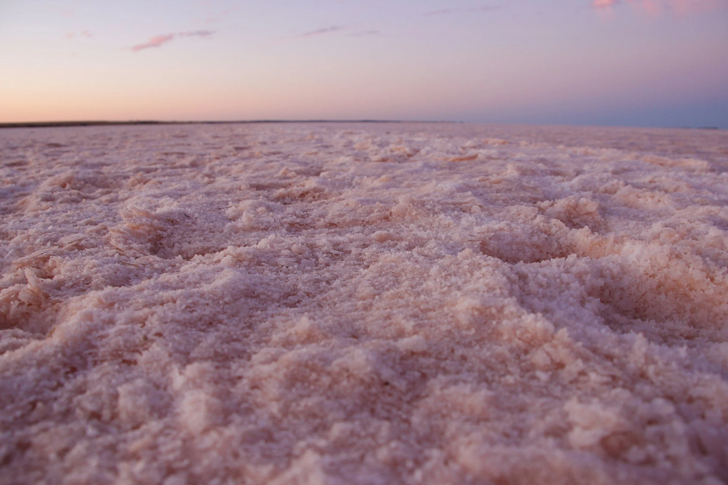Sunset at Lake Tyrell, a salt lake in the heart of the Mallee is a photographers delight.  Highly reflective water which perfectly mirror the sky