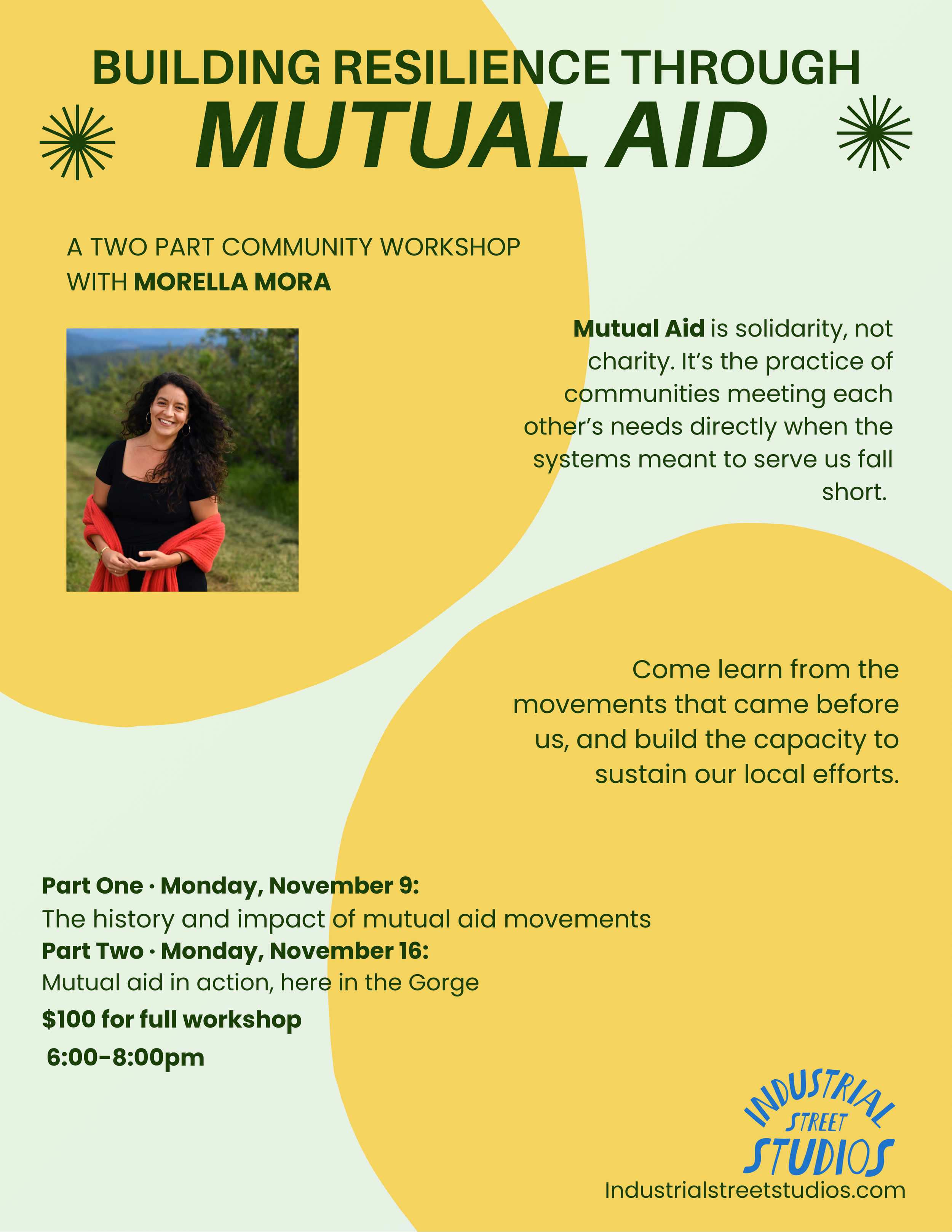Green Minimalist Flower Arrangement Workshop Flyer.png