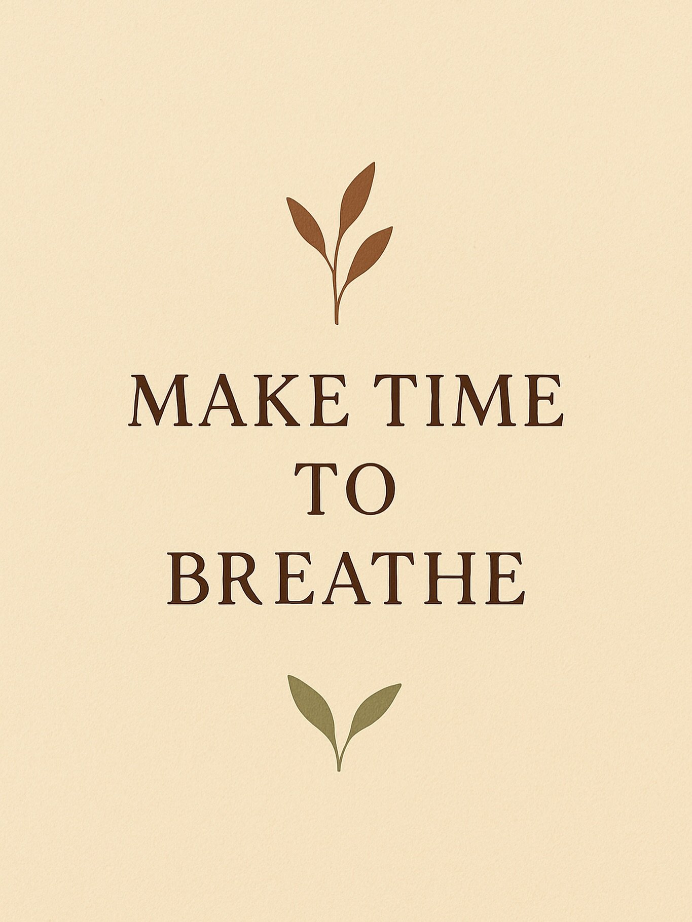 When life feels full, it&rsquo;s easy to forget the simplest thing &mdash; to just breathe.

Take a moment to pause.
Feel your shoulders drop.
Let your breath find its rhythm again.

You don&rsquo;t need to earn your rest or wait for a break &mdash; 