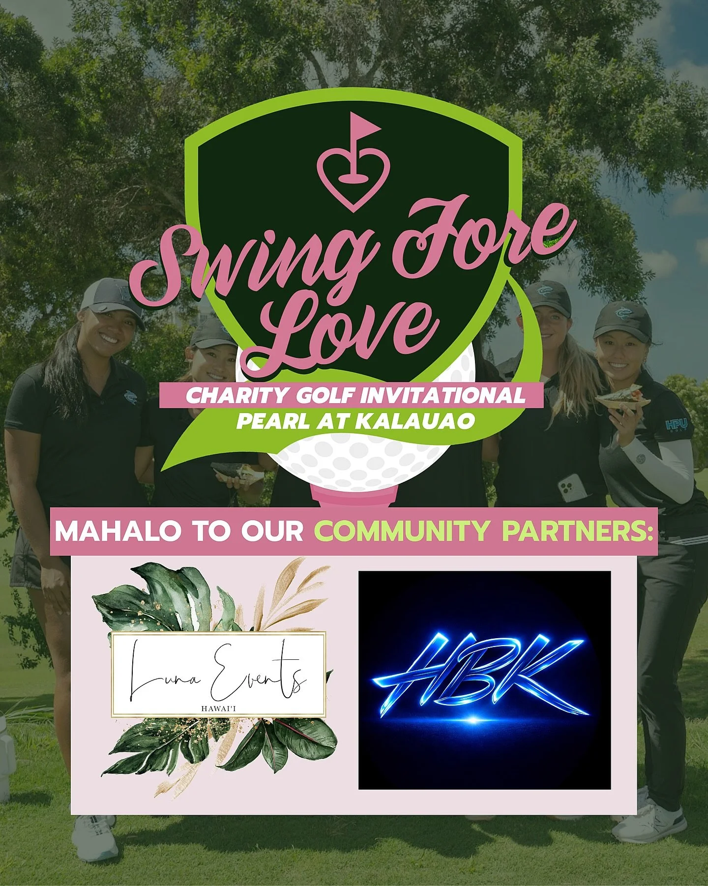 We&rsquo;d like to extend our heartfelt gratitude to our incredible community partners @lunaeventsandcatering &amp; @hawaiisbestkitchens who have supported Women Speaking Out and our annual golf tournament throughout the years. Your generosity, commi