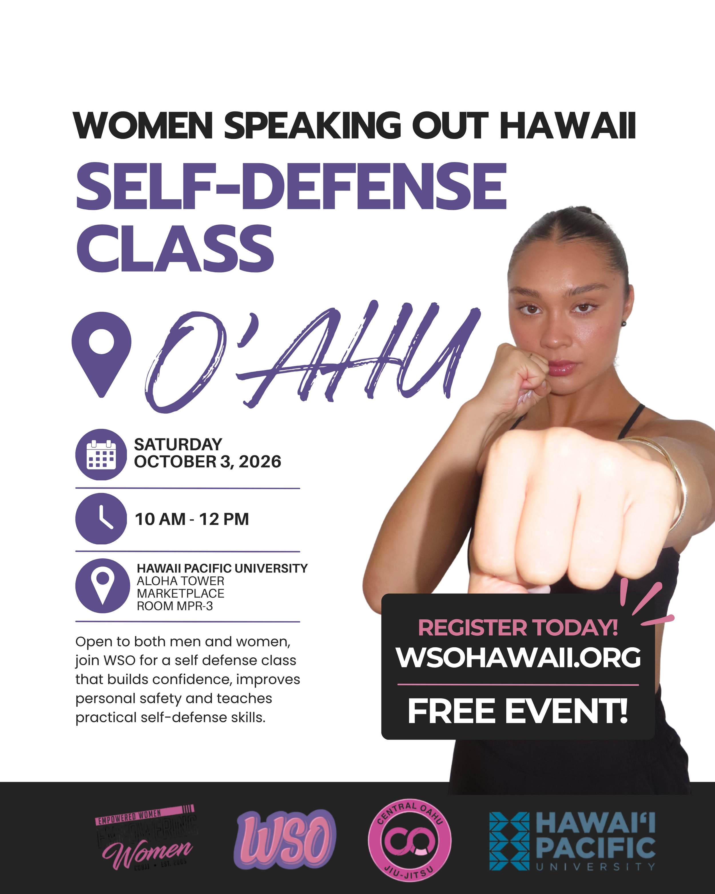 Oahu Self Defense Class