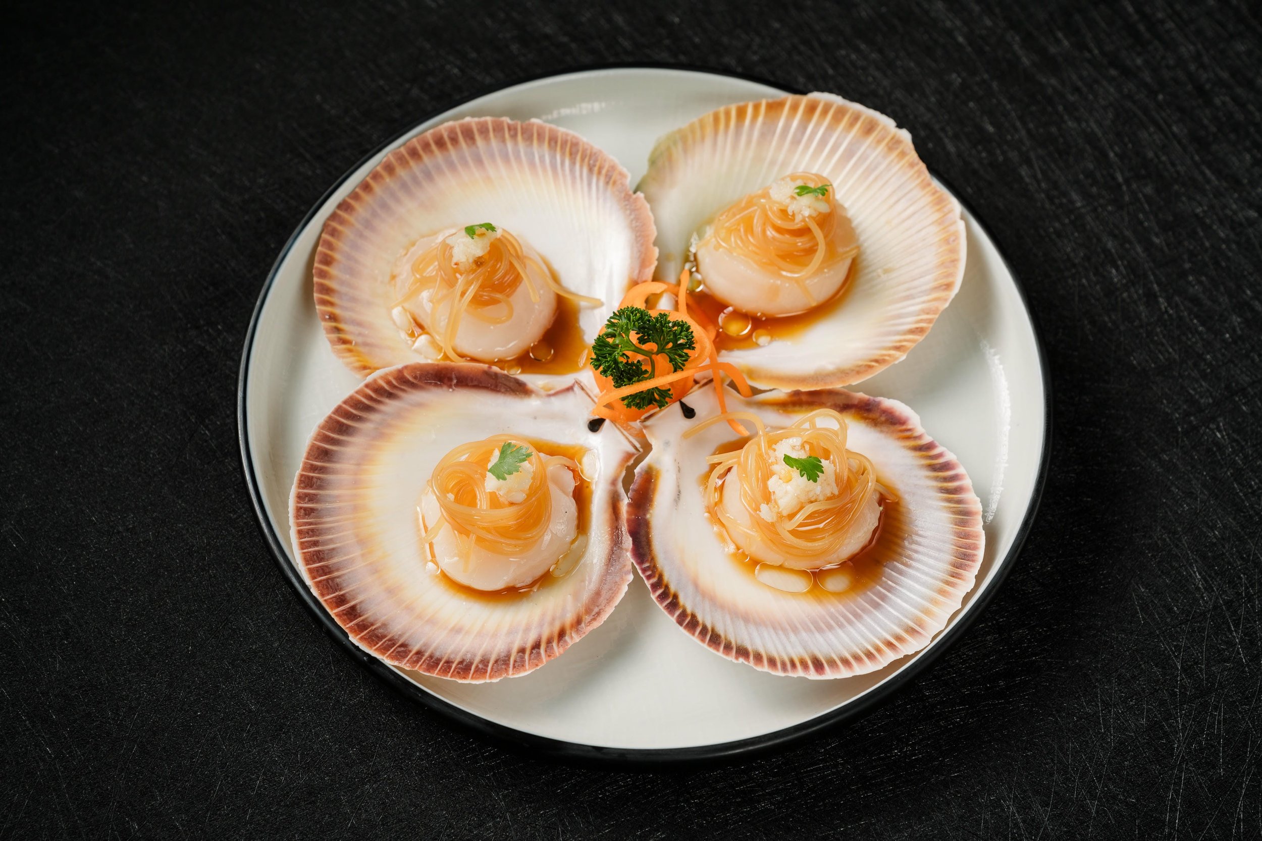 Steamed Scallops With Vermicelli [4 Pc] $48