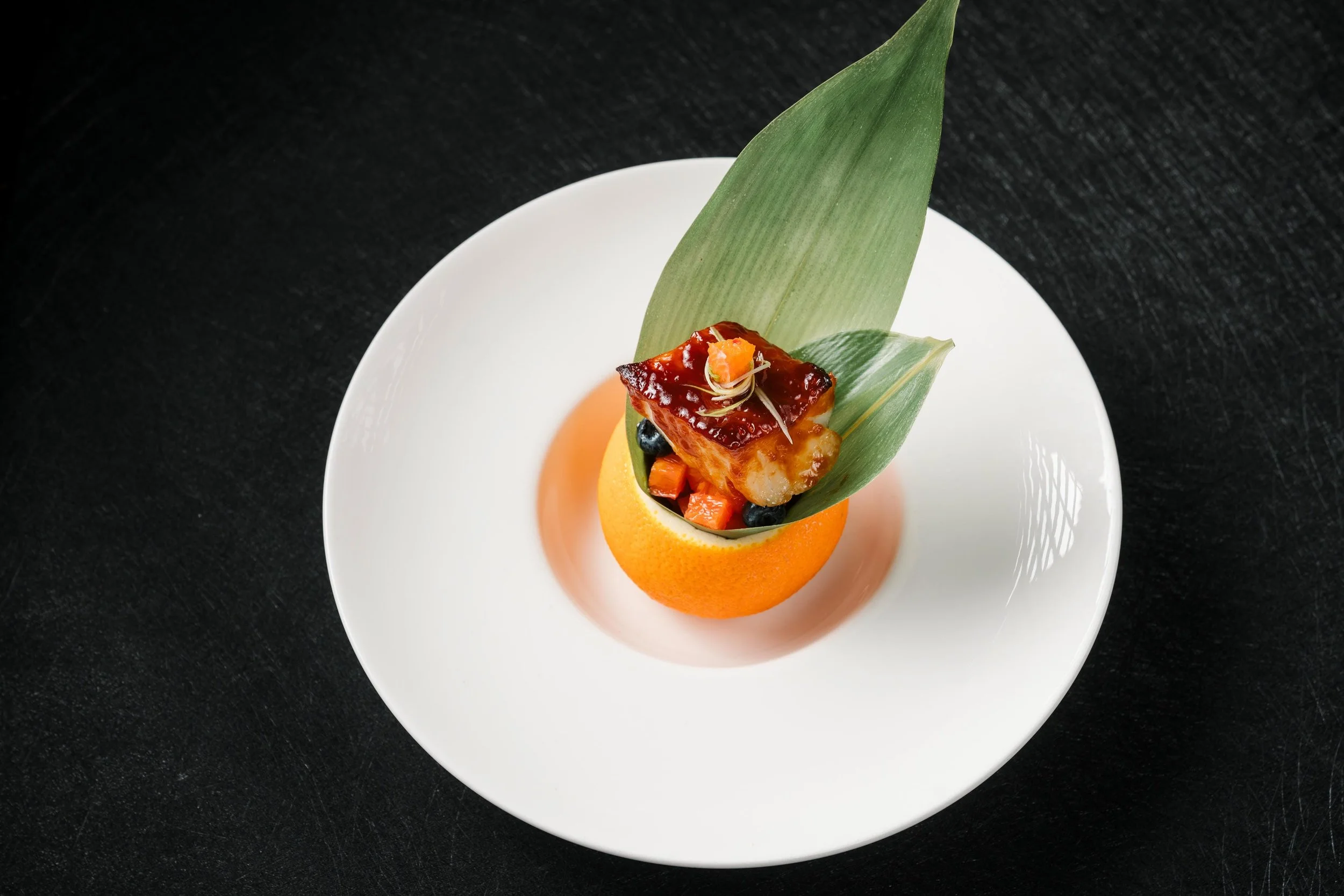 Grilled Orange Miso Toothfish $42