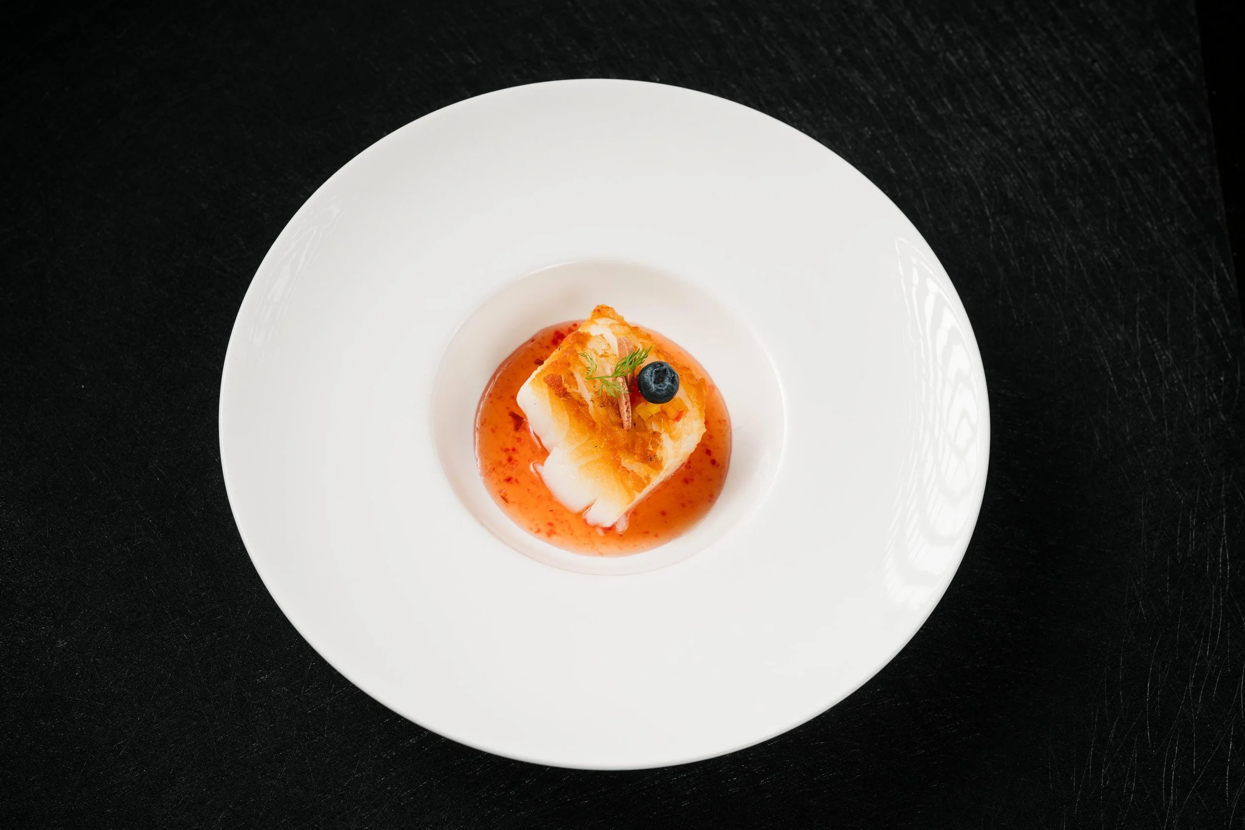 Pan Fried Toothfish With Pomelo Sauce $42