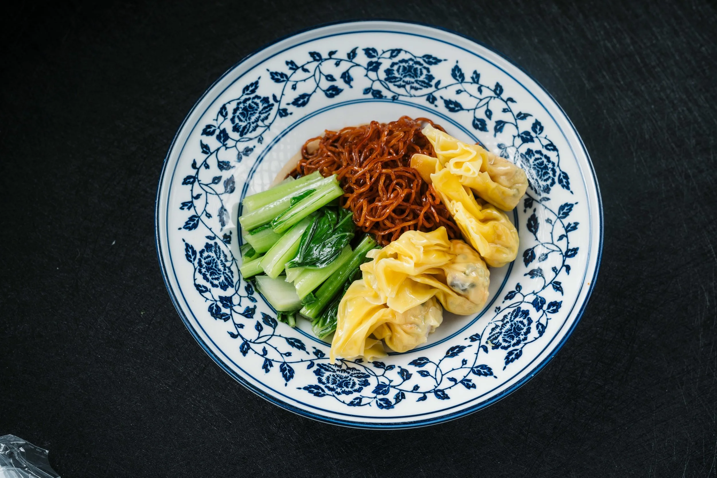 Wonton With Dry Egg Noodles $32