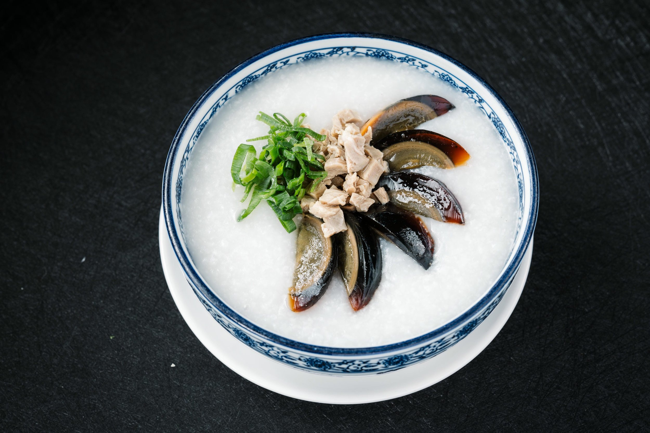 Century Egg & Pork Congee $30