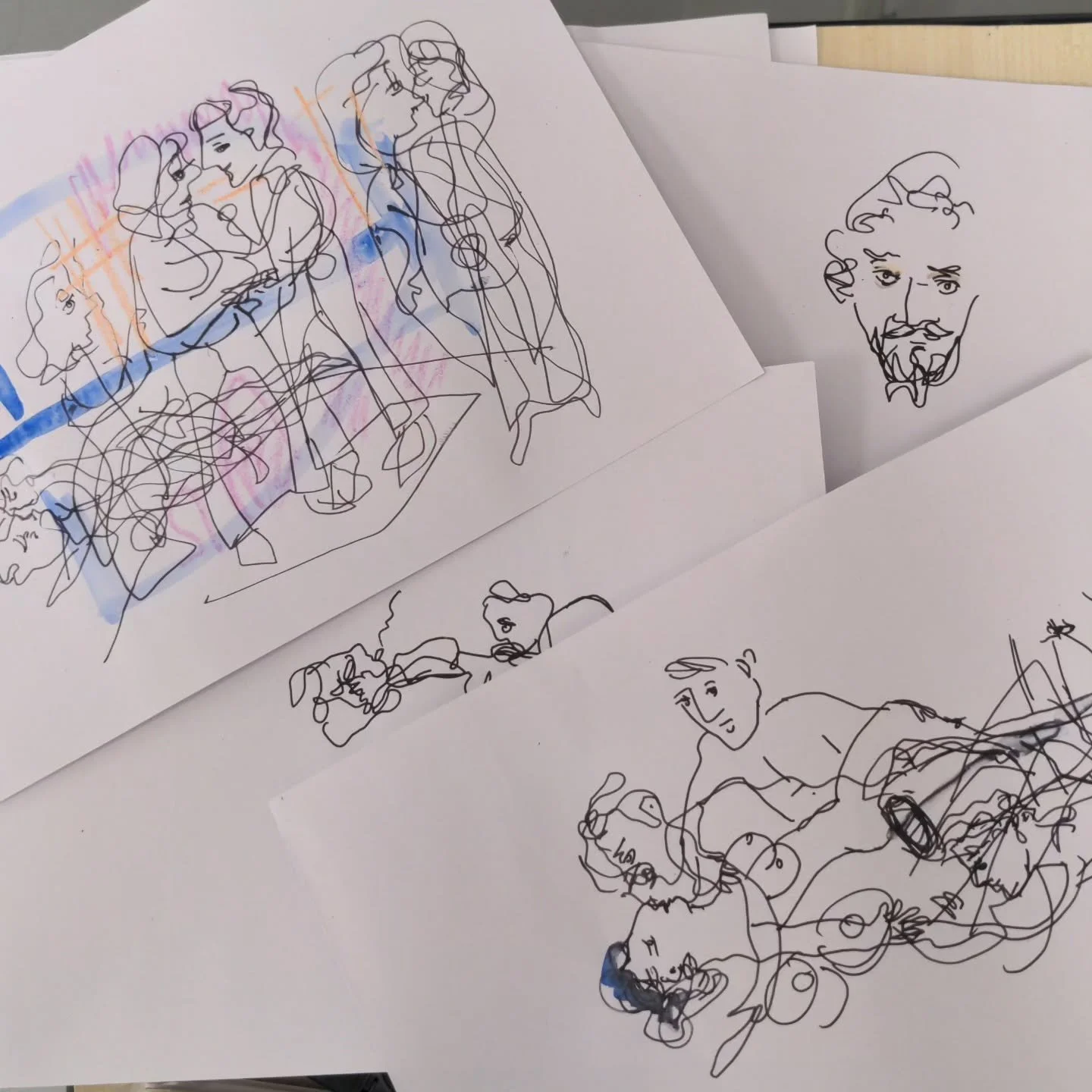Rehearsing for revived revamped vibrating live drawing show about intimacy and the empty page. This Saturday 21 June 730pm @omnibustheatre 50% discount code.