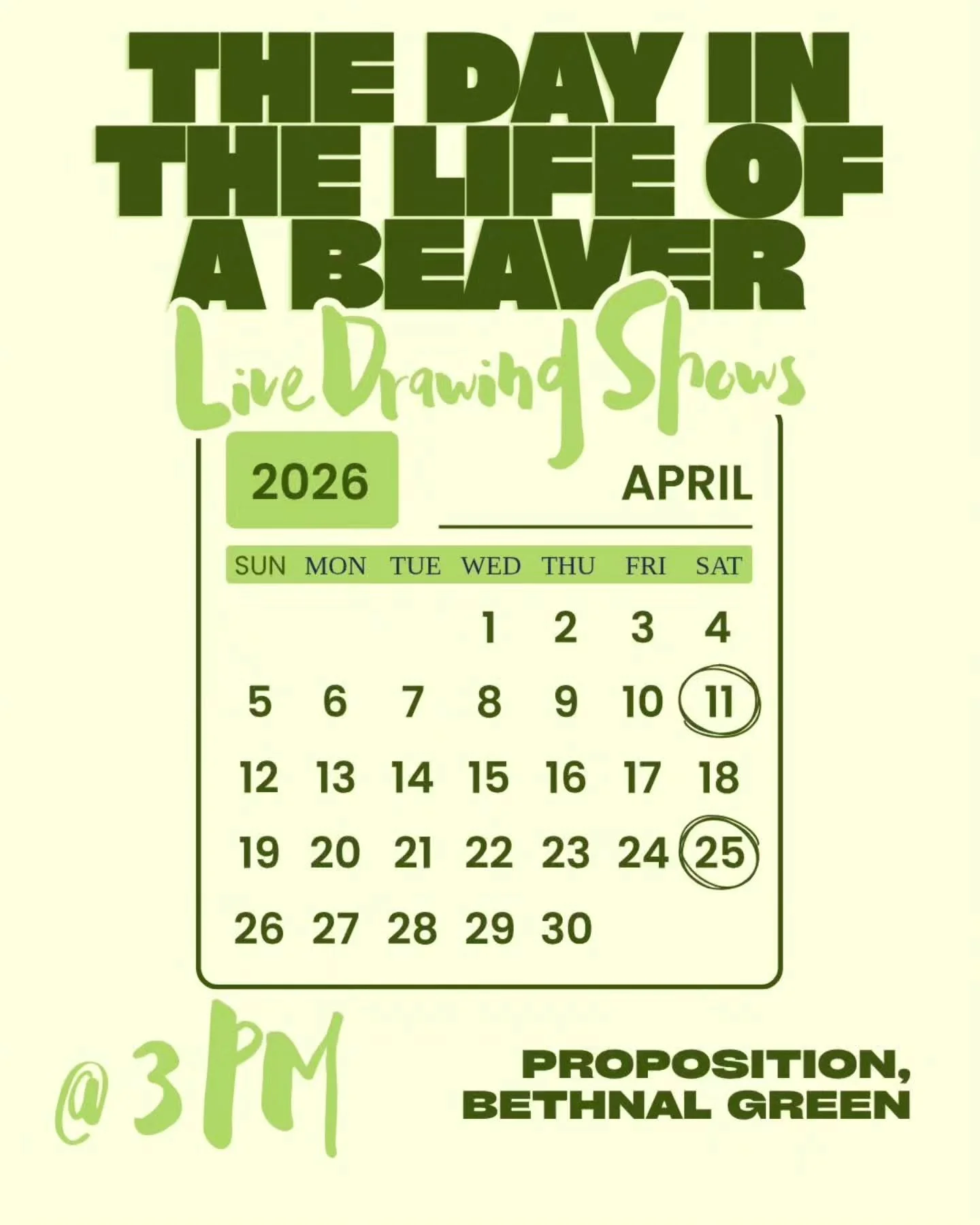 Show opens tomorrow you can buy tickets on the door, art on the day and hang out on the roof ❤️