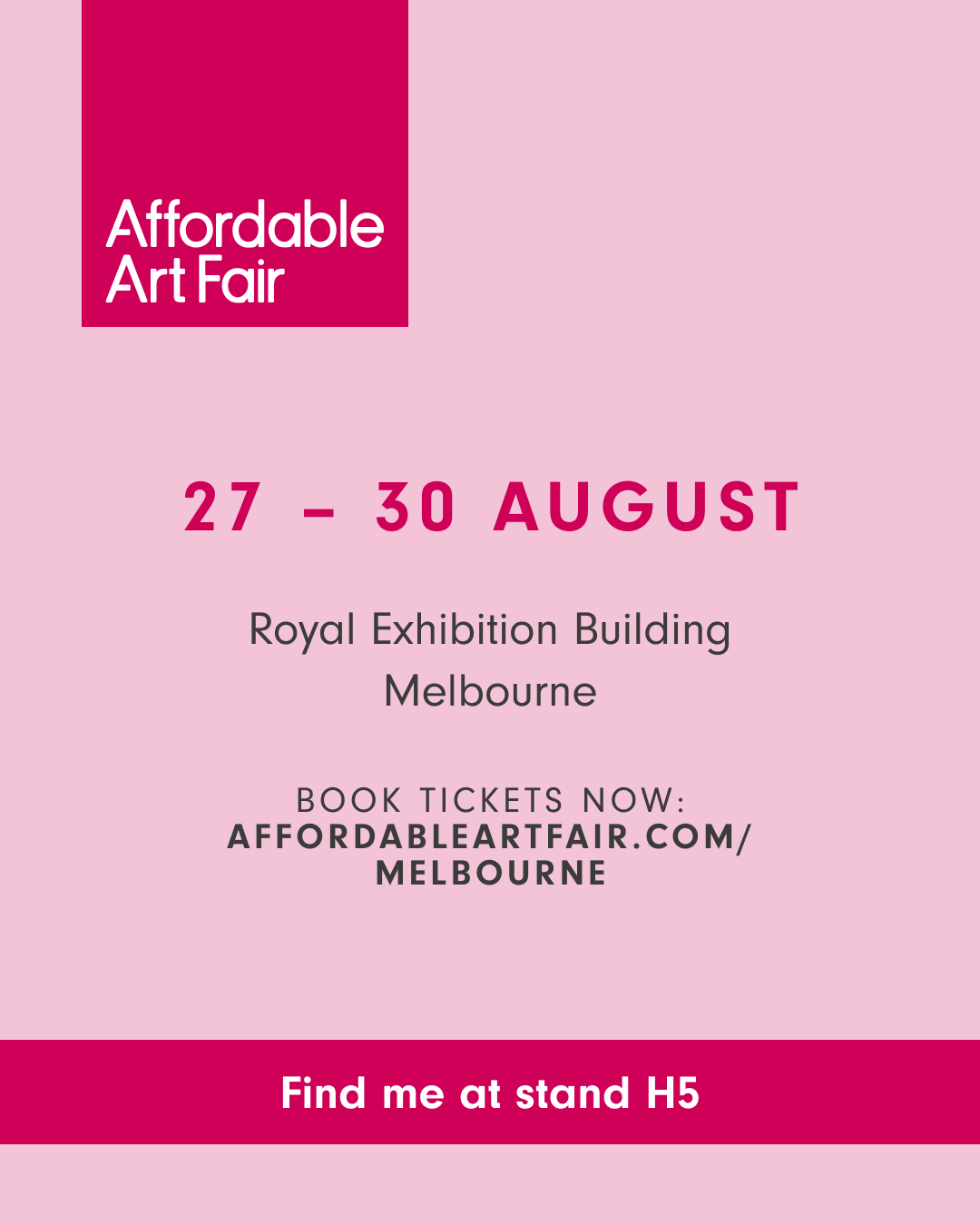 Melbourne Affordable Art Fair 2026 - Groundspace Gallery
