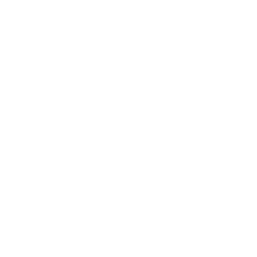 White letter B on a black background