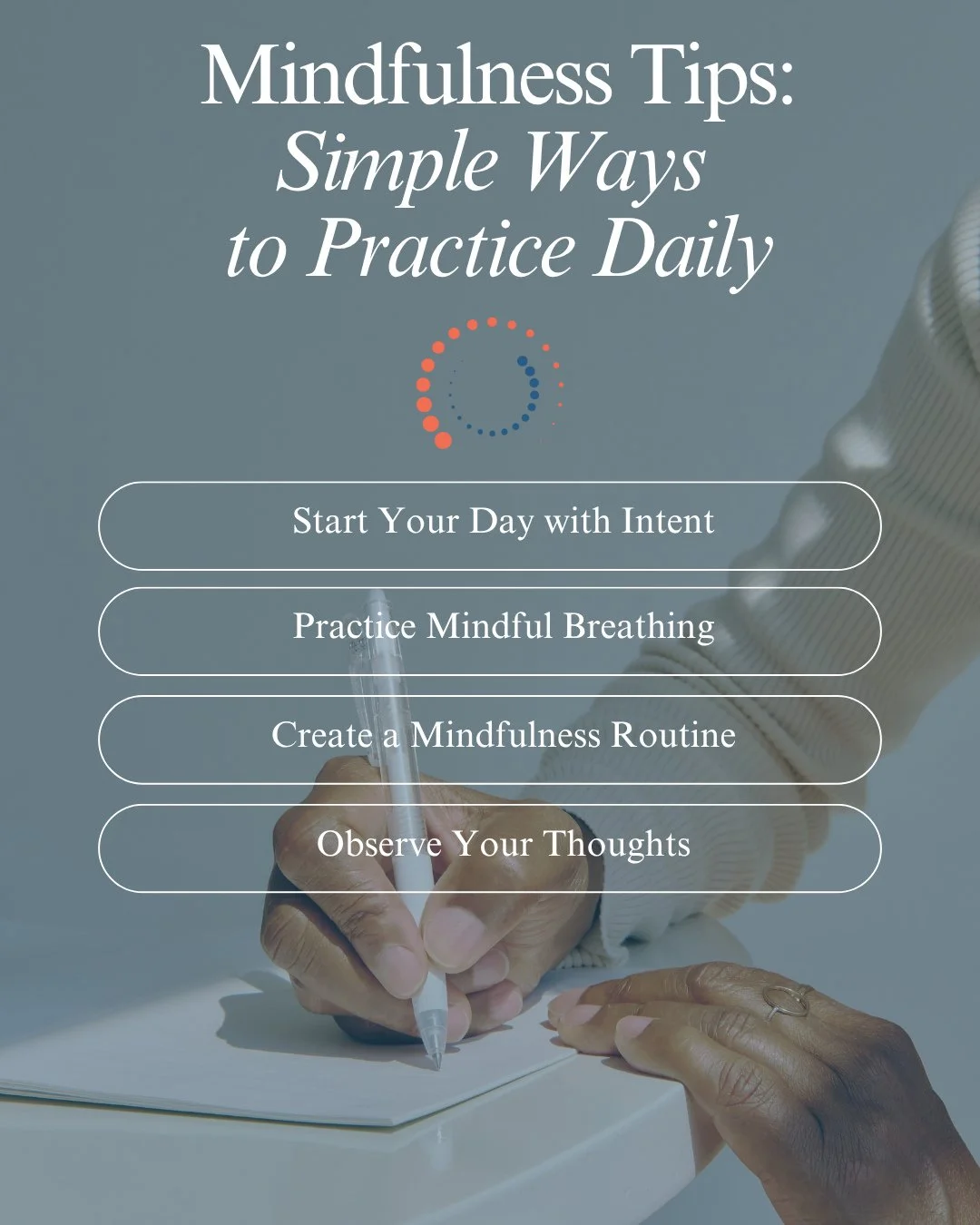 ✨ Mindfulness isn&rsquo;t about adding more to your to-do list&mdash;it&rsquo;s about bringing presence into the moments you already live. ⁠
⁠
🌿 Whether it&rsquo;s starting your day with intention, pausing for mindful breaths, or gently observing yo