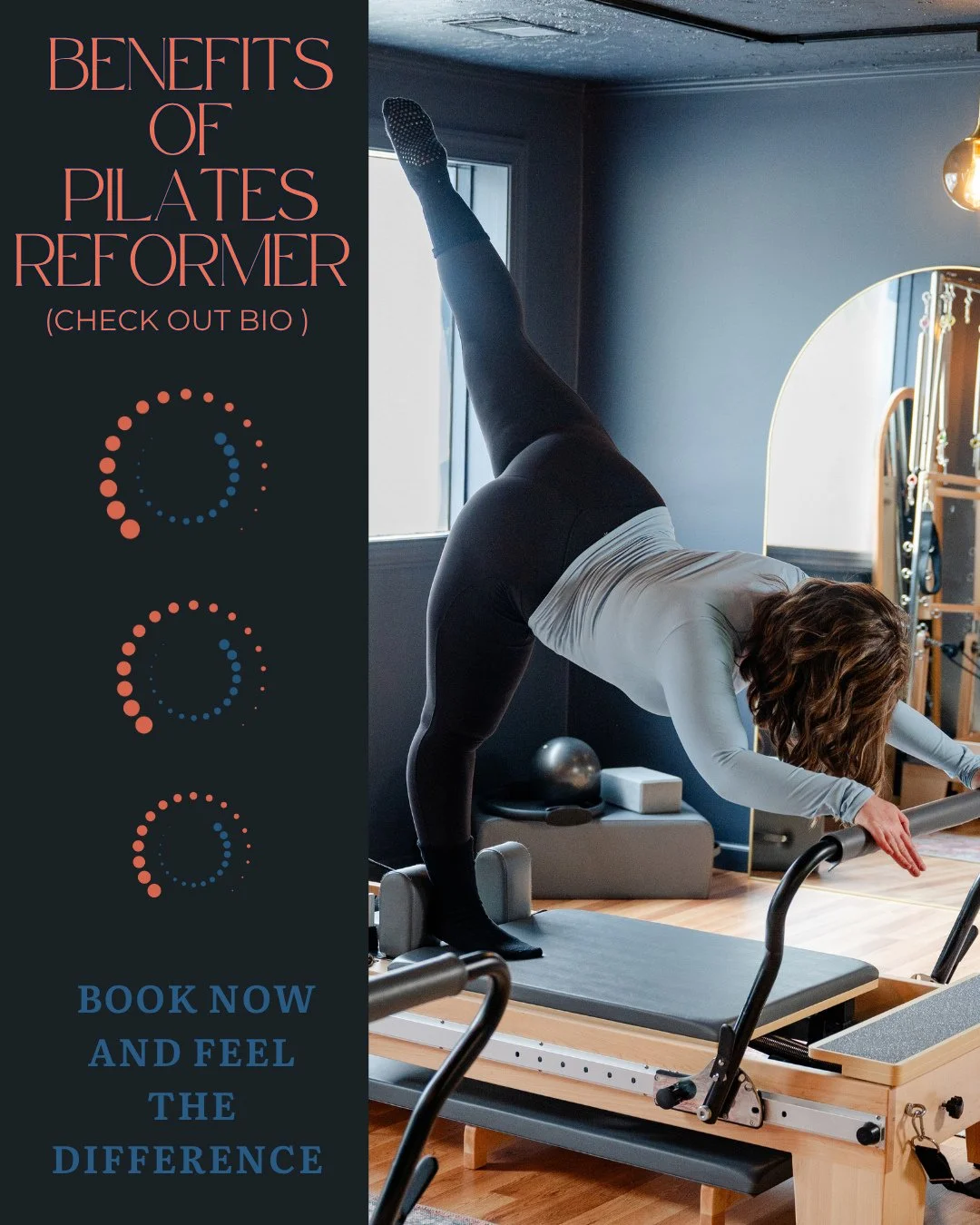 ✨ Discover the Benefits of Pilates Reformer⁠
⁠
The Reformer is more than just a piece of equipment &mdash; it&rsquo;s a pathway to deeper connection, strength, and awareness. Each movement is guided by the rhythm of your breath, using spring resistan