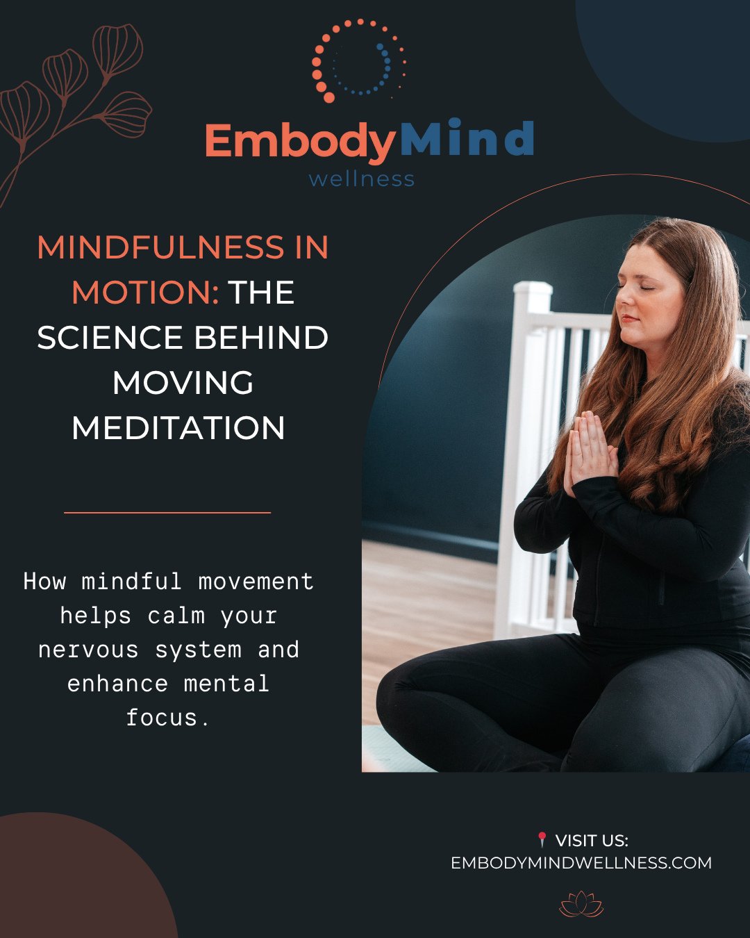 🌿 Mindfulness isn&rsquo;t only found in stillness - it lives in movement.⁠
⁠
When you move with awareness, your brain and body synchronize. Research shows that mindful movement practices like Pilates and Yoga help regulate the autonomic nervous syst