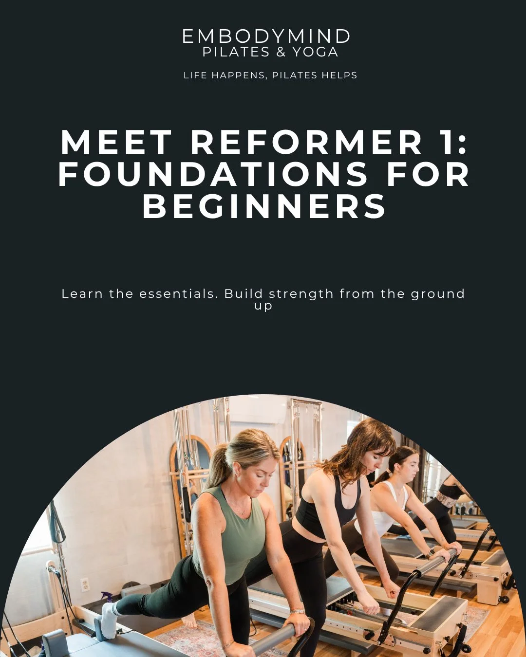 🧡 New to Pilates? Reformer 1 is your place to start.⁠
⁠
This beginner-friendly class introduces you to the Pilates Reformer &mdash; teaching proper alignment, core activation, and control. With guidance from our expert instructors, you&rsquo;ll lear