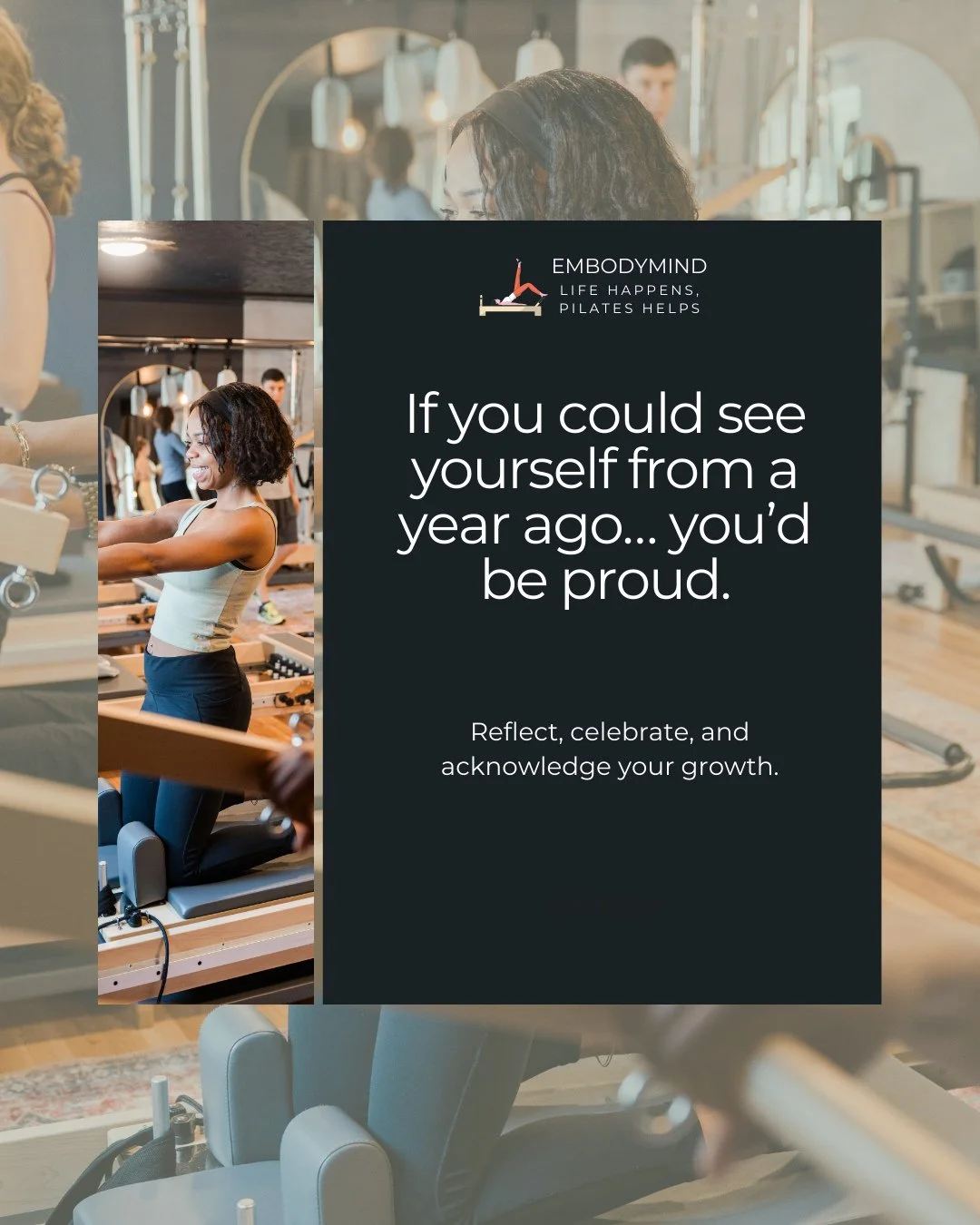 Maybe you didn&rsquo;t notice the gradual changes &mdash; but we did.⁠
⁠
This year, you:⁠
 &bull; moved with more confidence⁠
 &bull; breathed with more intention⁠
 &bull; challenged yourself with compassion⁠
 &bull; improved your alignment⁠
 &bull; 