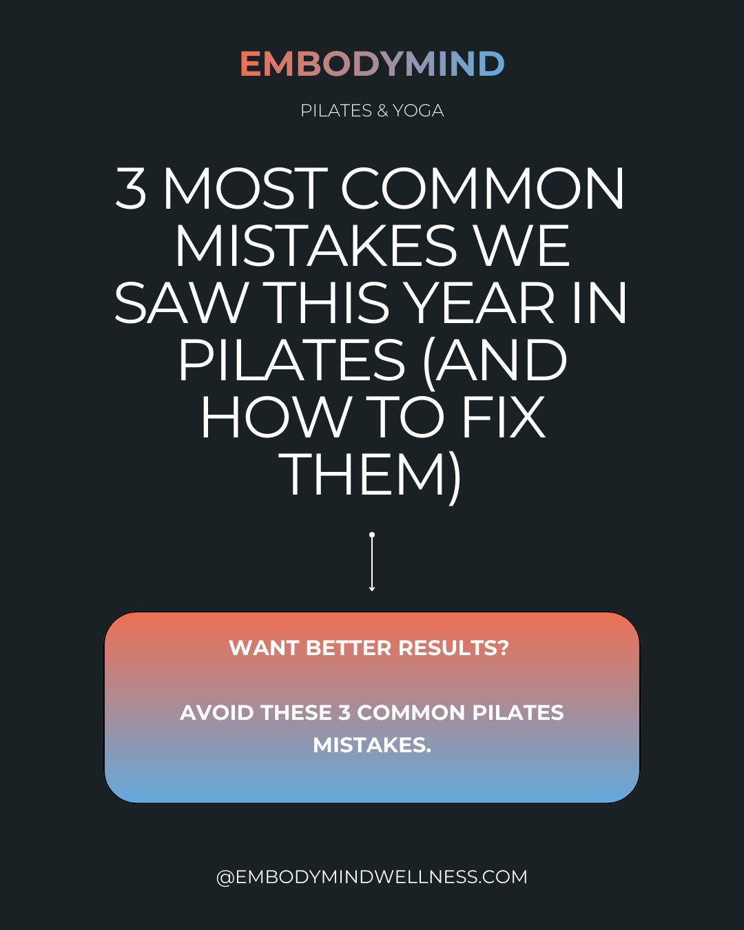 Pilates is detail-oriented &mdash; and that&rsquo;s what makes it transformative.⁠
This year, the biggest improvements came from fixing:⁠
 &bull; breath patterns⁠
 &bull; over-gripping⁠
 &bull; alignment⁠
 &bull; speed⁠
 &bull; tension habits⁠
When t