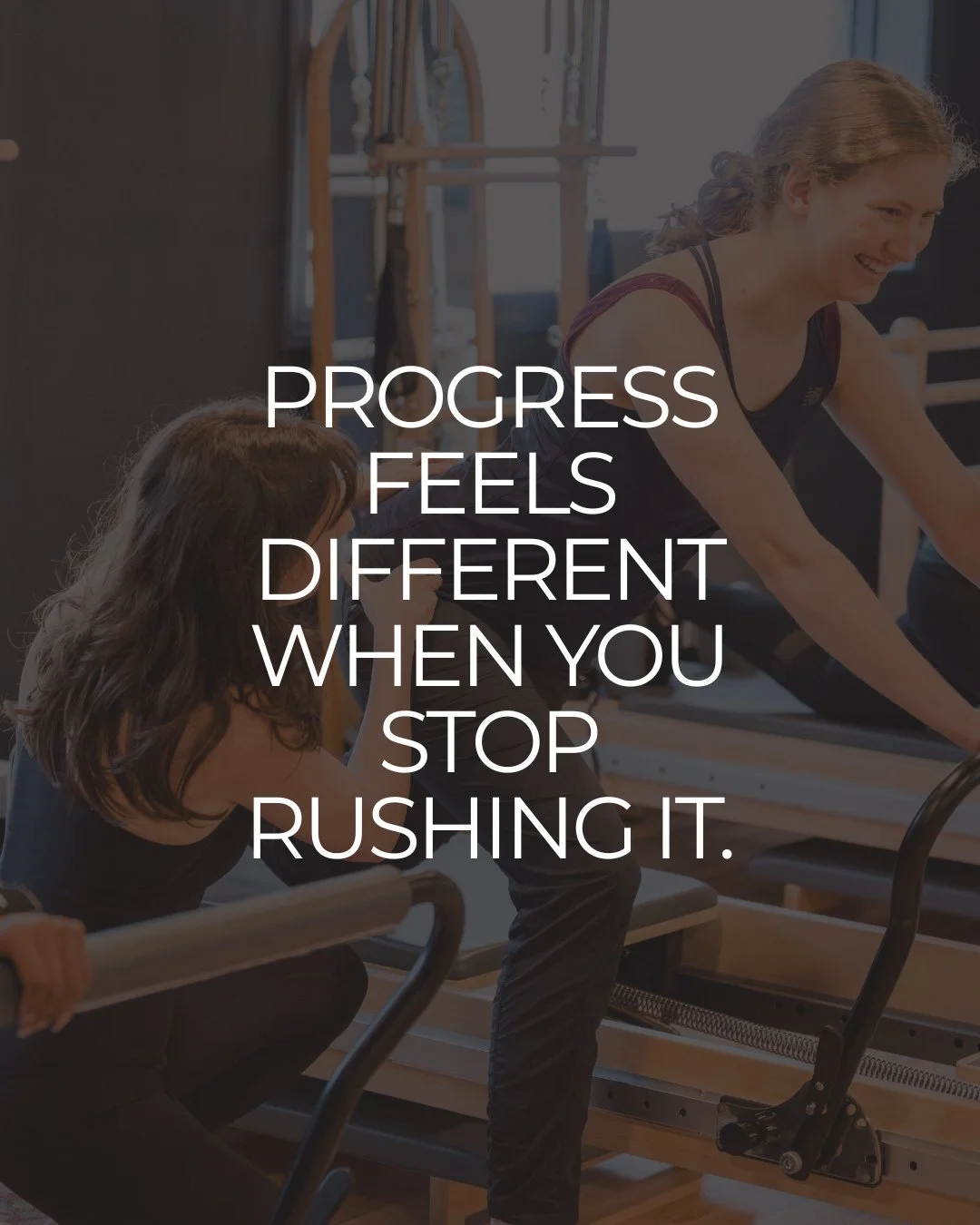 Strength builds quietly when you trust the process and stay consistent.⁠
Move with intention, give yourself time, and let the work add up.⁠
⁠
Join us for your next class 👉 schedule at the link in our bio.⁠
⁠
⁠
#pilates #pilatesandyoga #pilatesmassac