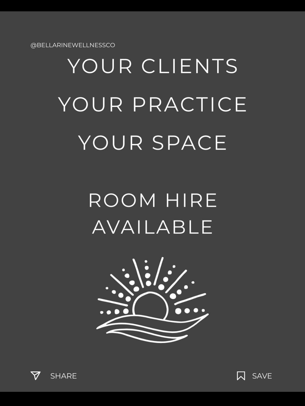 Calling in passionate, self-led practitioners who value quality care and positive community 

If you run your own business and want to work alongside like-minded professionals, this could be your next step.

Bellarine Wellness Co in Queenscliff has r