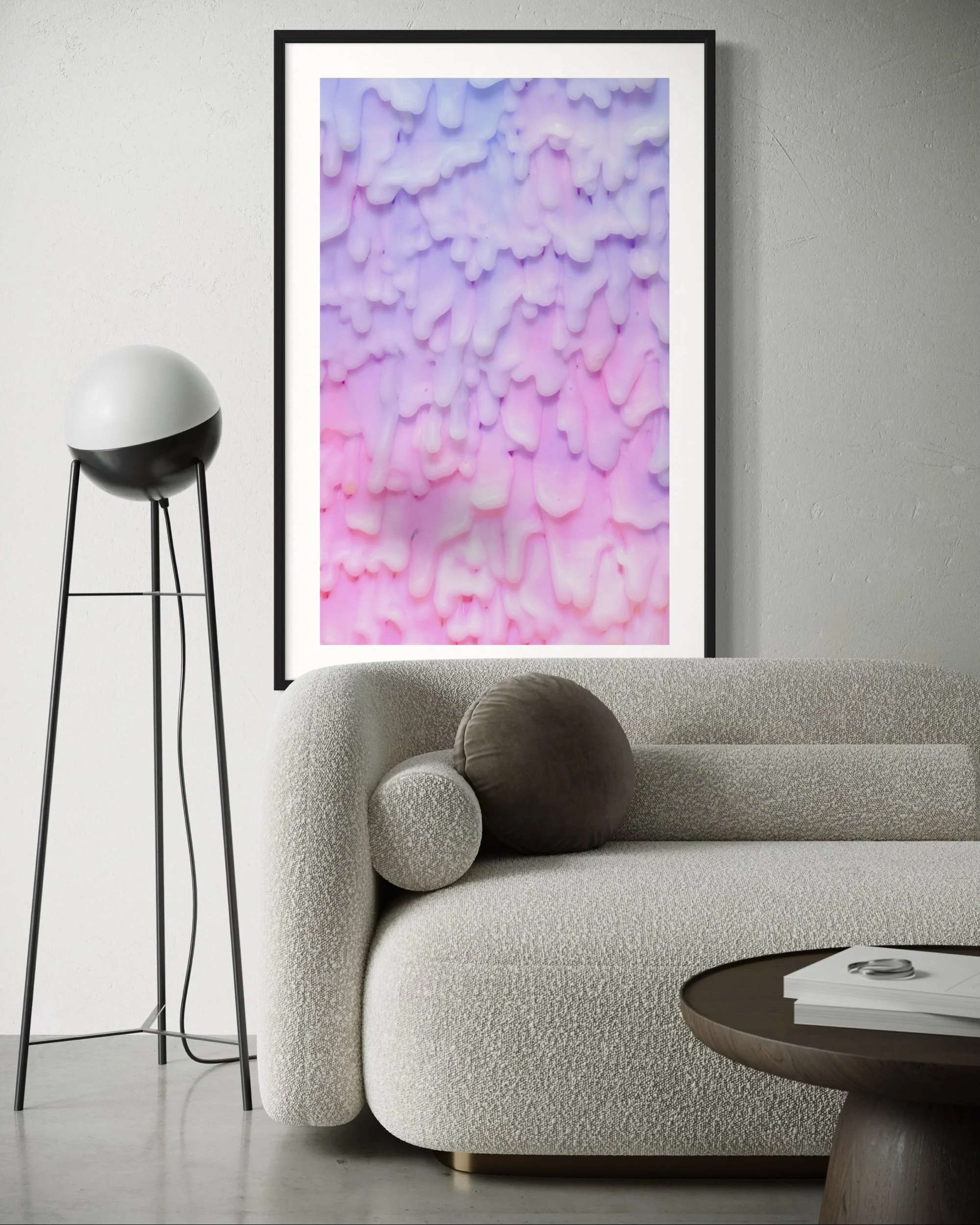 Drip Detail Ombre Print