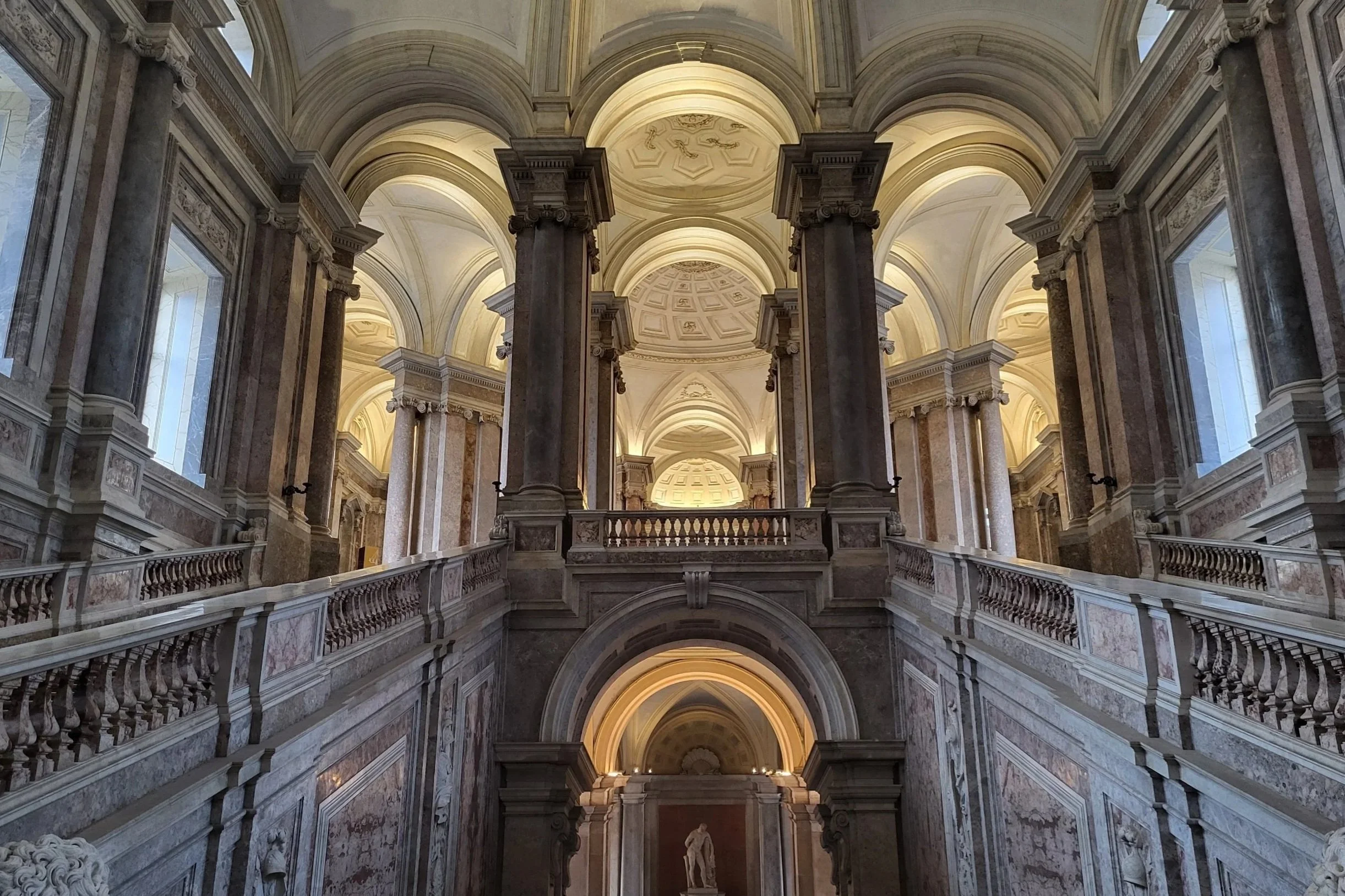 Entrance hall of Reggia di Caserta