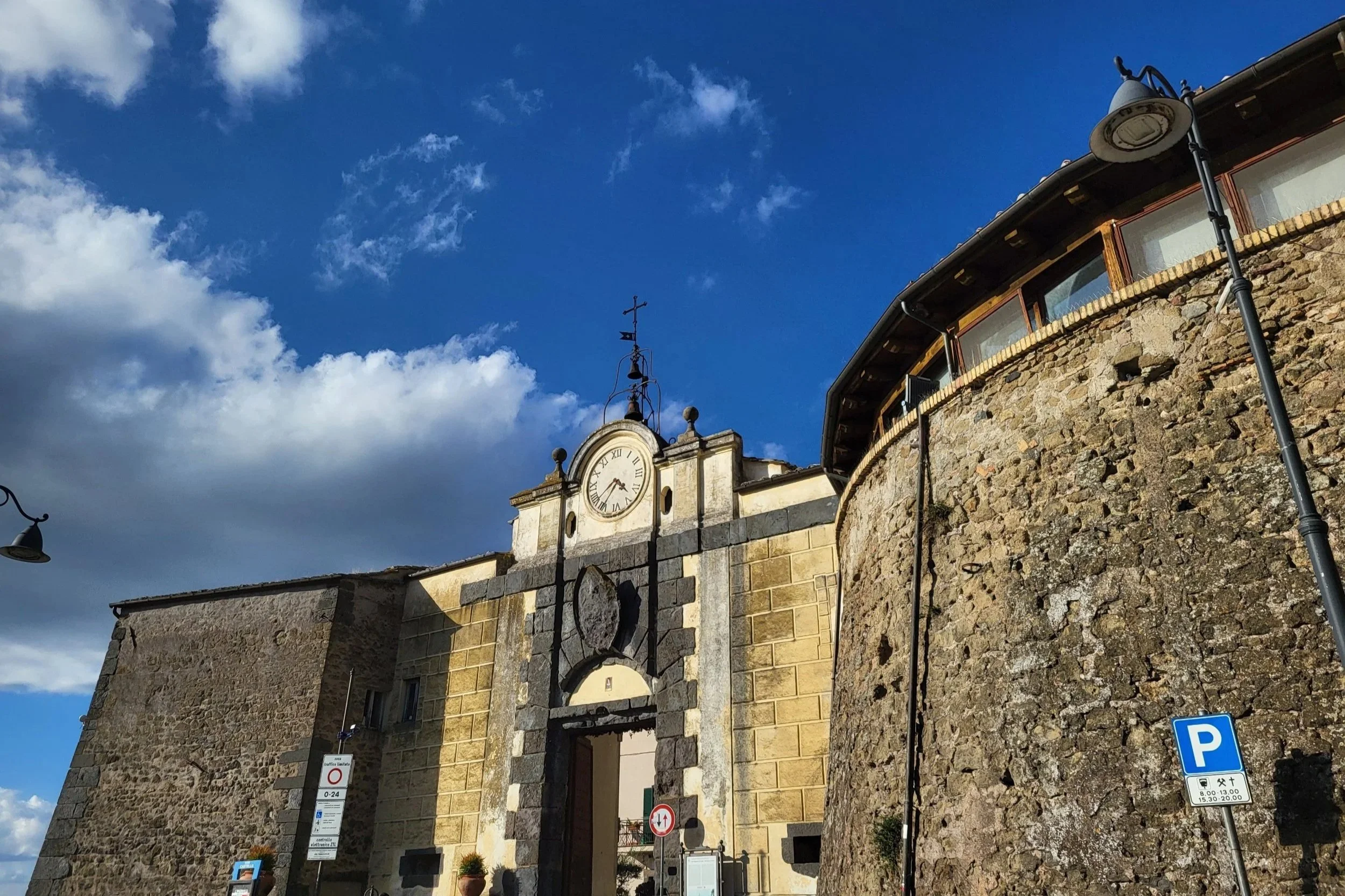 orta Maggiore, the historic gate leading into Anguillara Sabazia old town